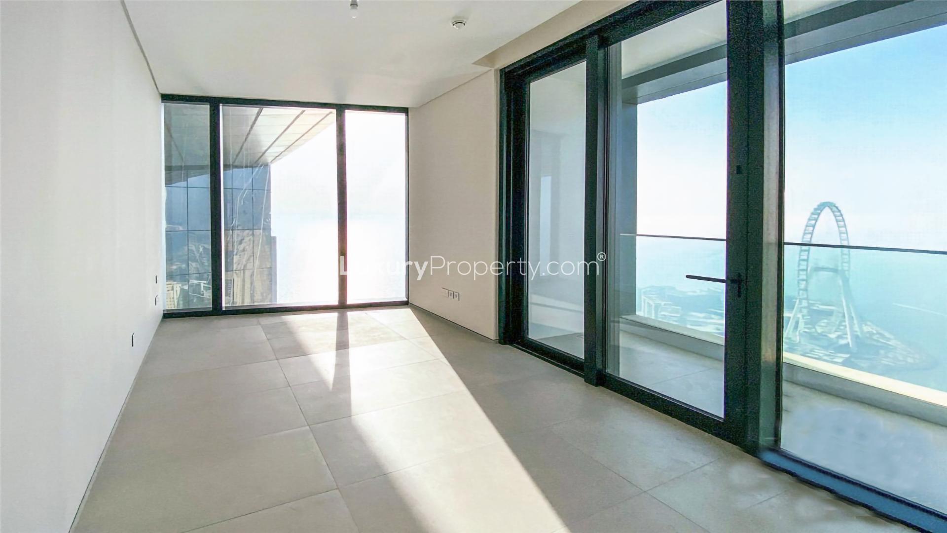 High floor apartment with full sea views at The Address JBR, Jumeirah Beach Residence
