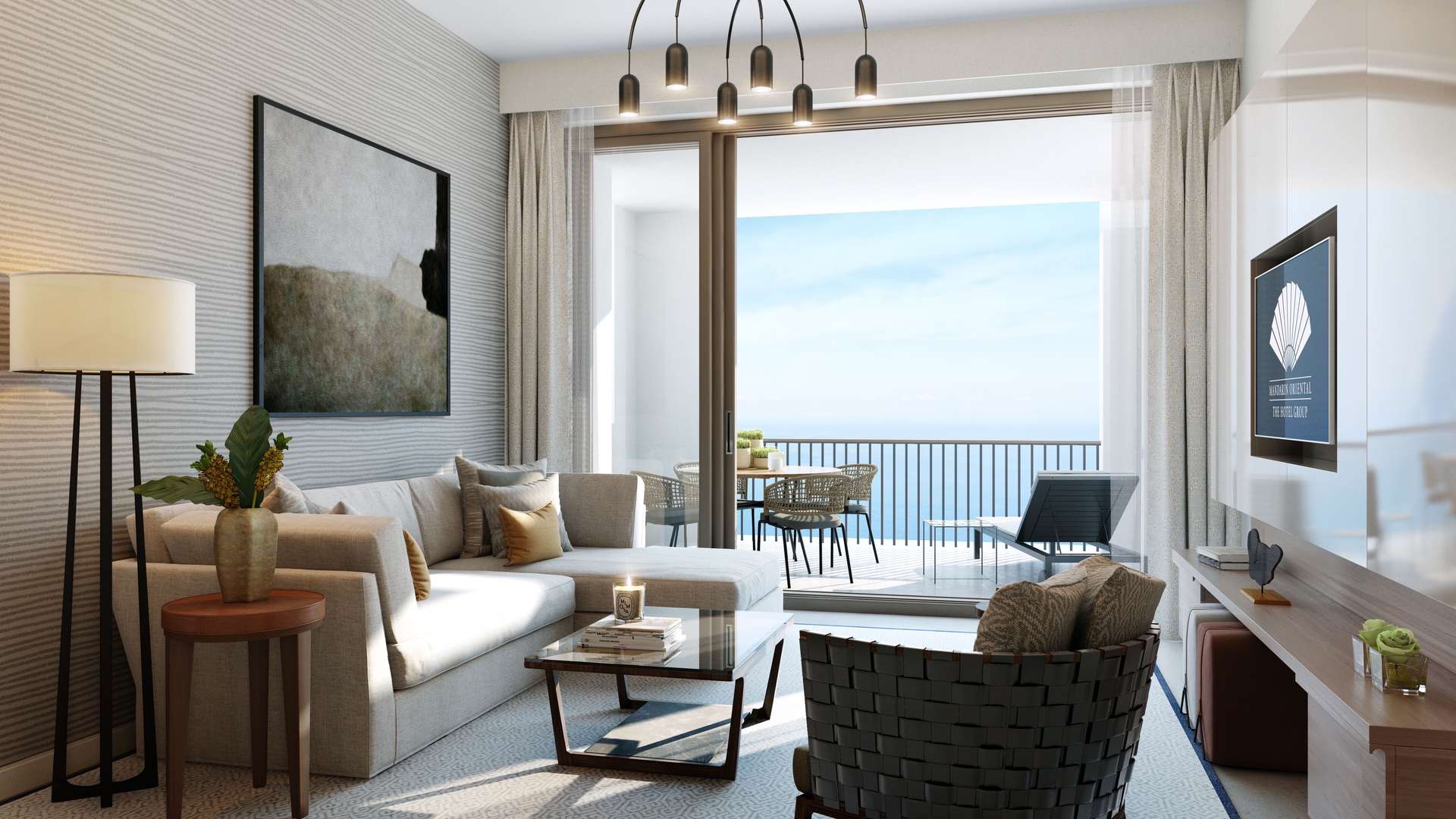 Beachfront apartment exterior at The Residences, Mandarin Oriental, Muscat, Oman, for sale