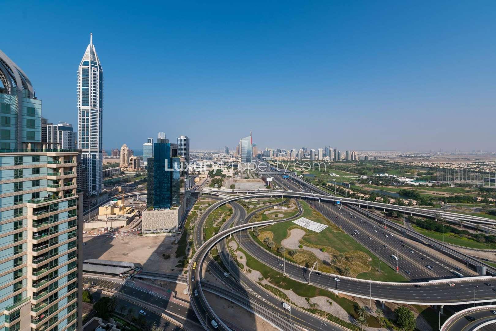 Vacant bedroom in luxury duplex penthouse, Emaar 6 Towers, Dubai Marina