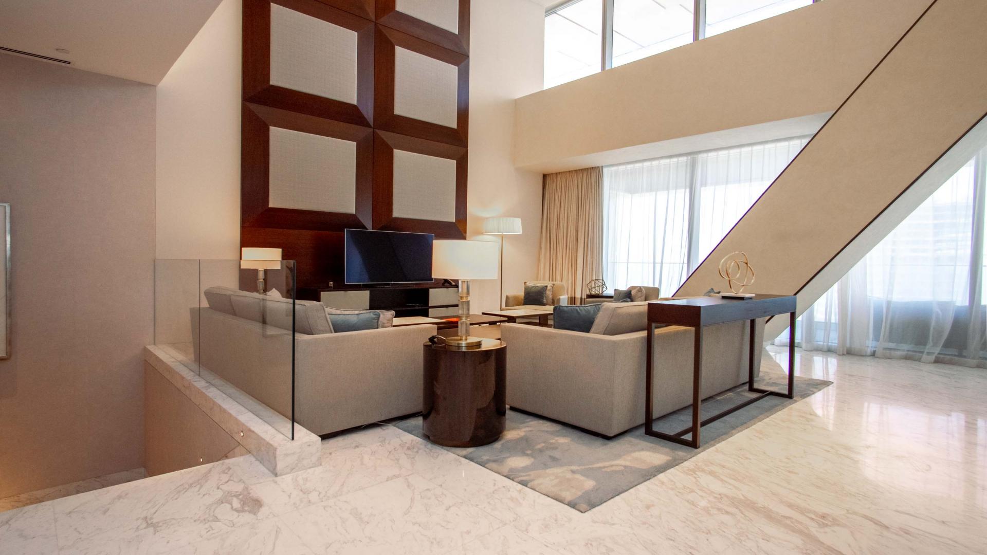 Luxurious penthouse living room in The Address Sky View Towers, Downtown Dubai