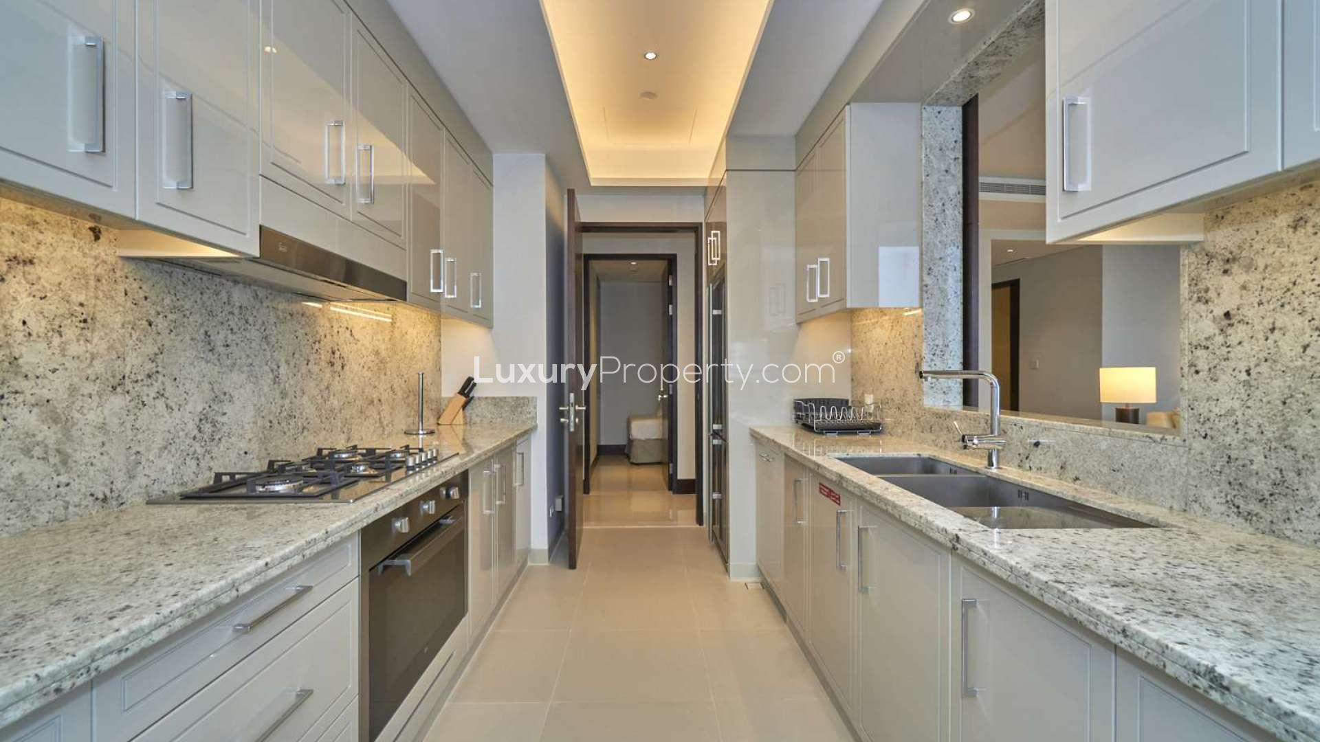 Luxurious living room in serviced apartment, Downtown Dubai, The Address Sky View Towers