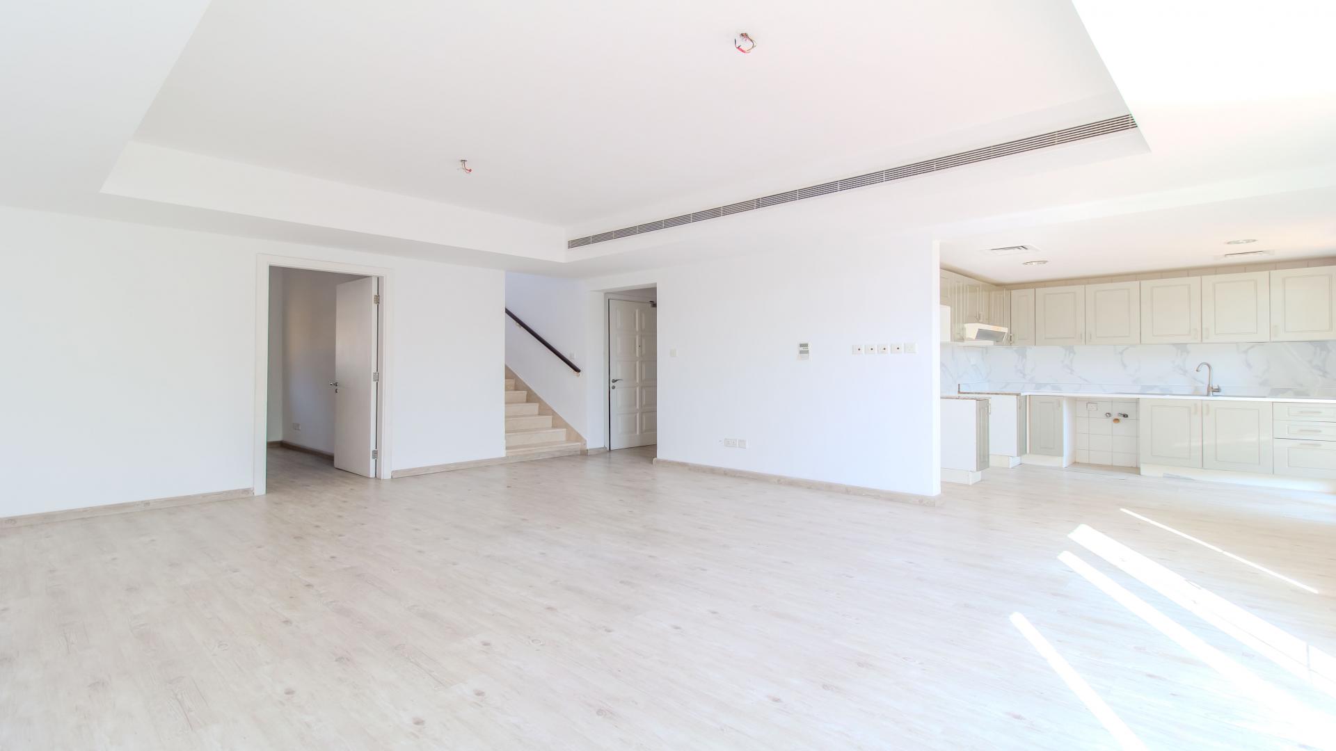 Modern villa exterior with garden in Springs 3, available for rent