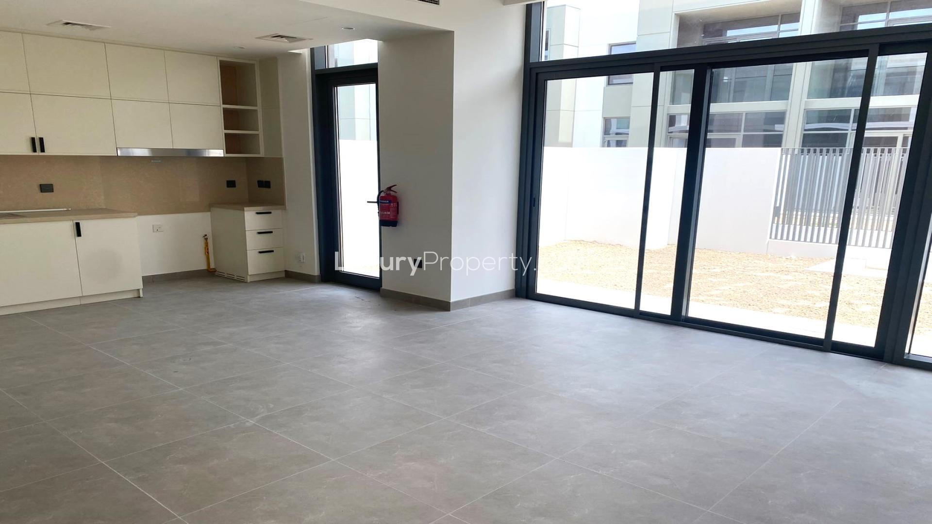 Modern 3-Bed Villa Exterior in Bliss, Arabian Ranches 3, with Covered Parking Spaces