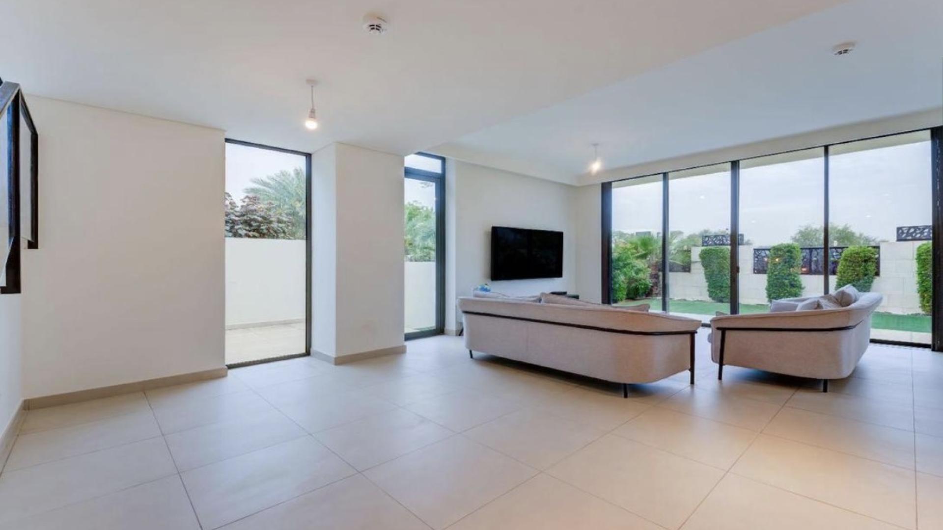 Modern townhouse with spacious garden at Club Villas, Dubai Hills Estate for rent