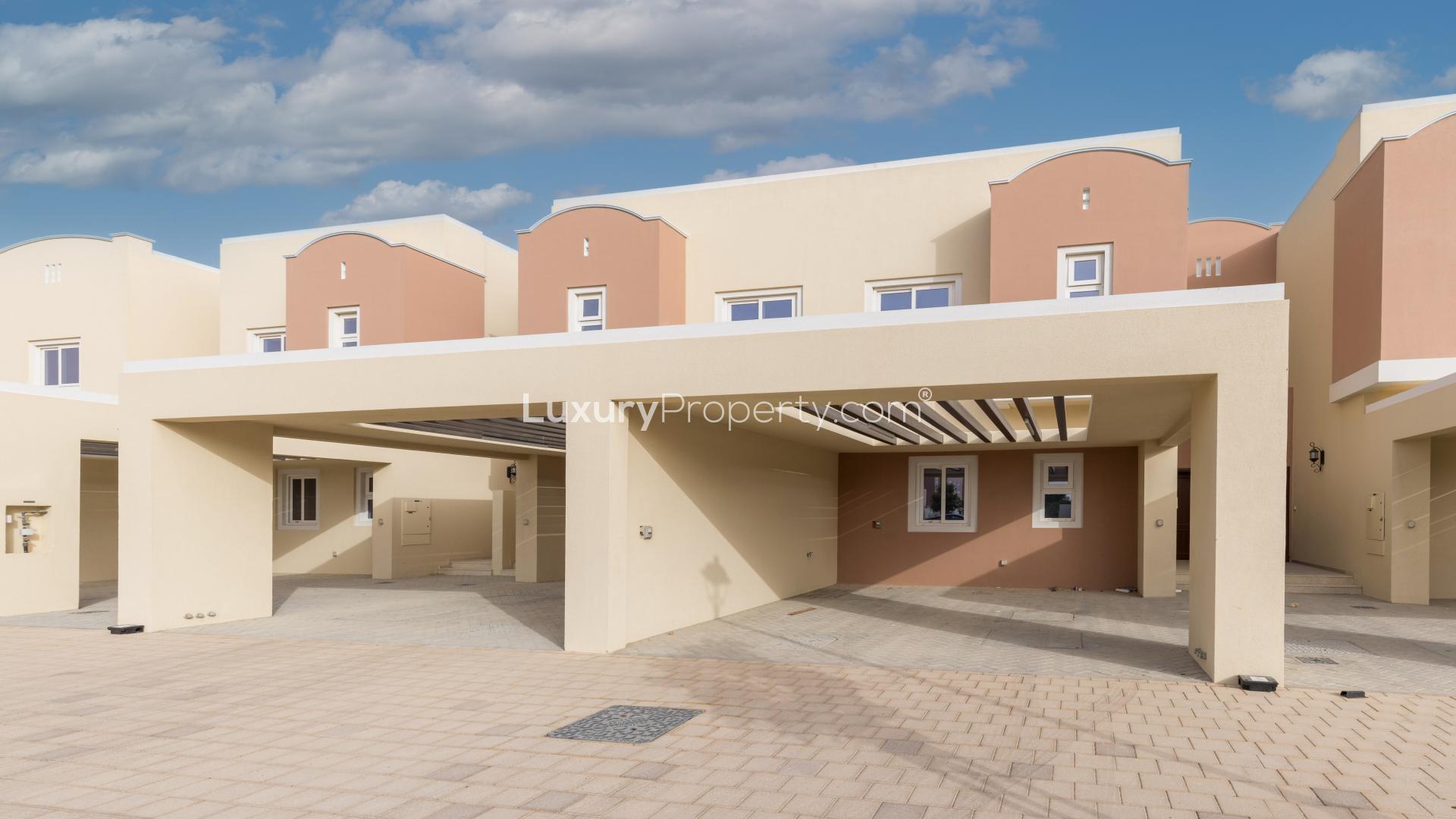 Stylish townhouse in Villanova, Dubai Land with direct park access and children's playground