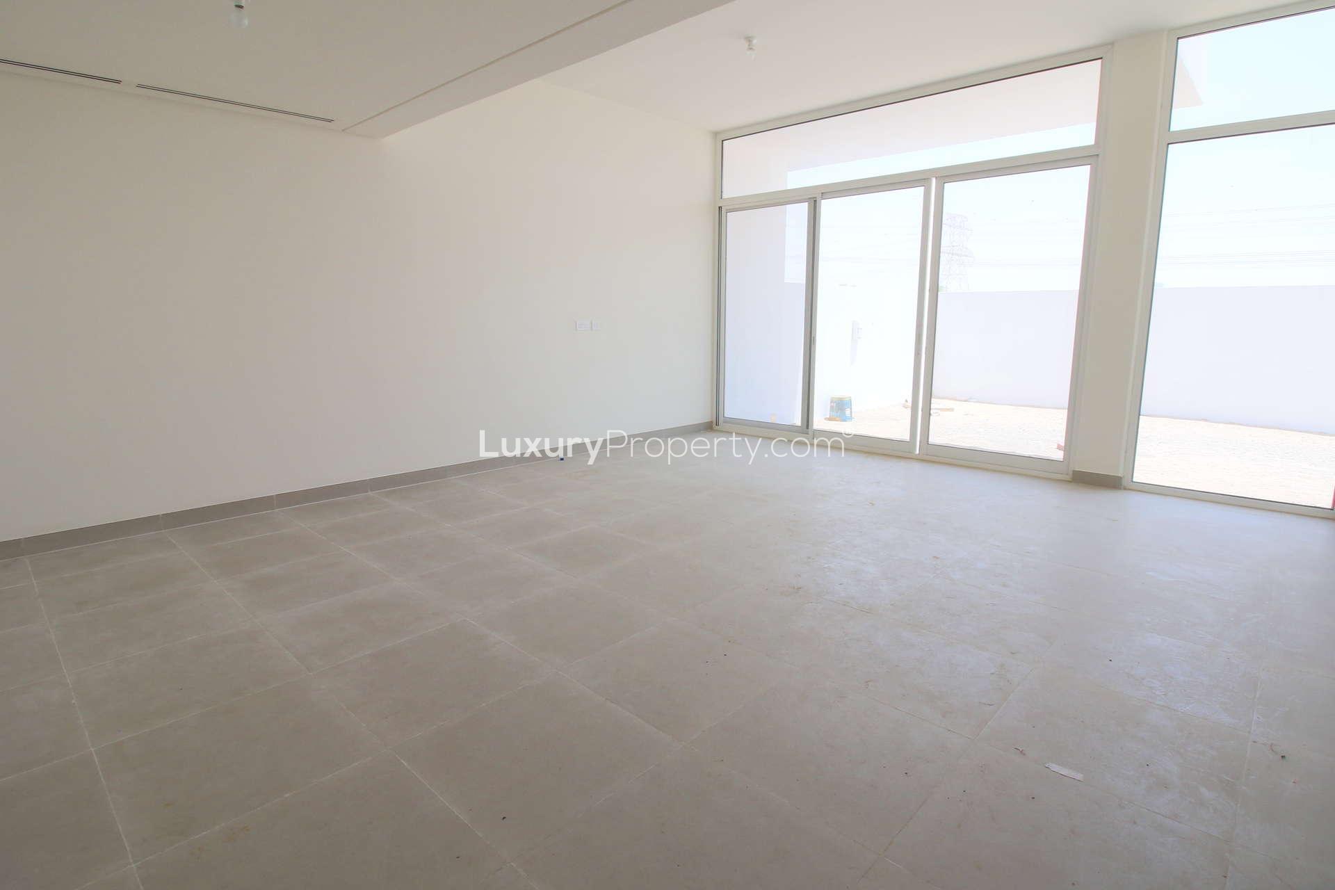Spacious living area in 3-bedroom townhouse, Arabella 1, Mudon, Dubailand, for rent