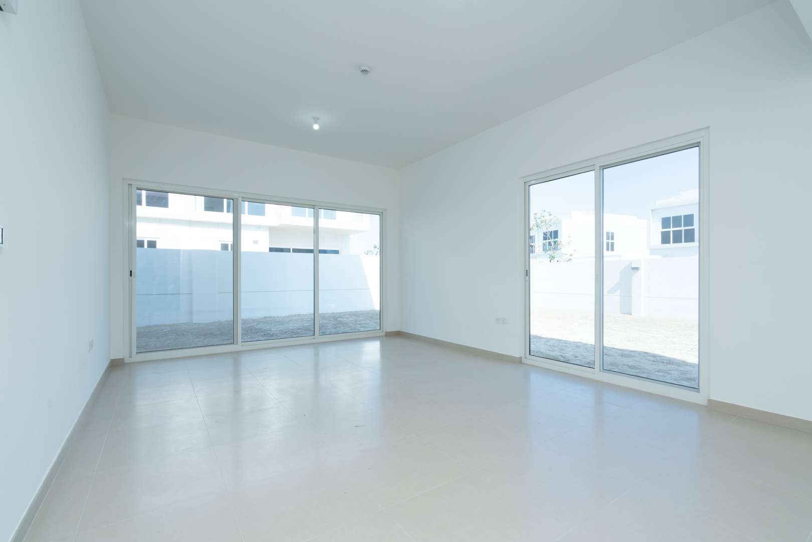 End unit townhouse with balcony and spacious yard in Arabella 3, Mudon community