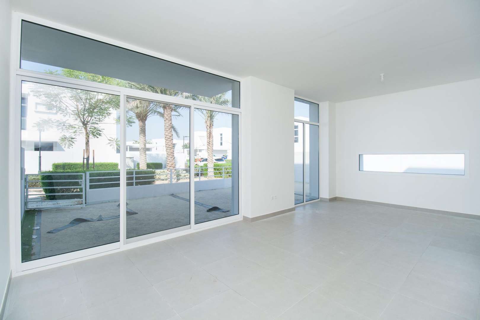 Modern 3-bedroom semi-detached townhouse exterior in Arabella, Mudon for rent