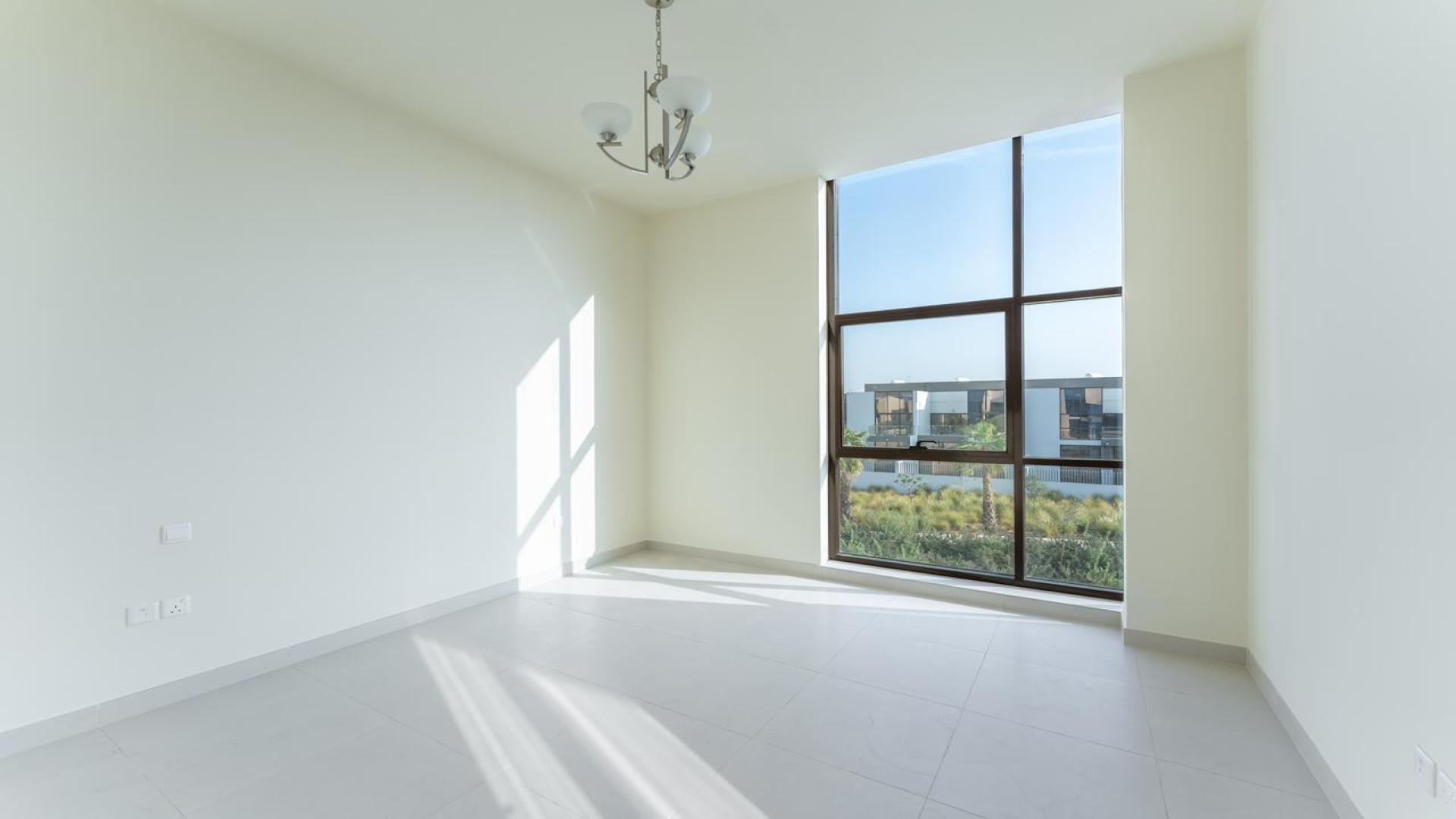 Brand-new townhouse exterior in Senses at the Fields, MBR City, District 11 for rent