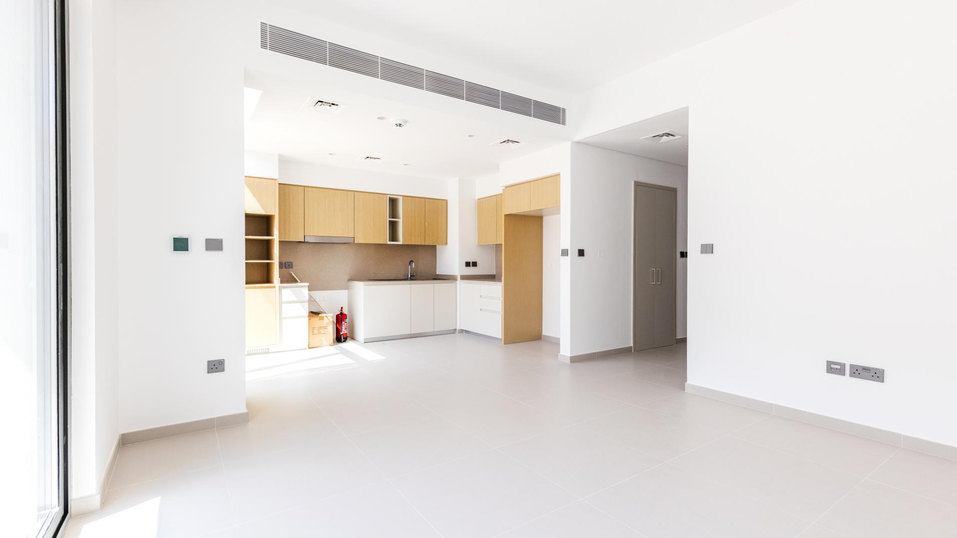 Luxury 2-bedroom townhouse exterior in Joy, Arabian Ranches III, available for rent