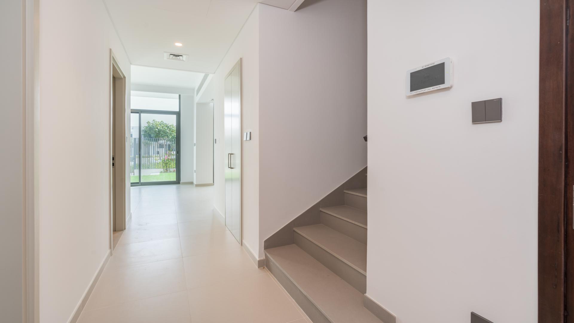 Hallway and staircase in a luxury 3-bedroom townhouse, Joy, Arabian Ranches III