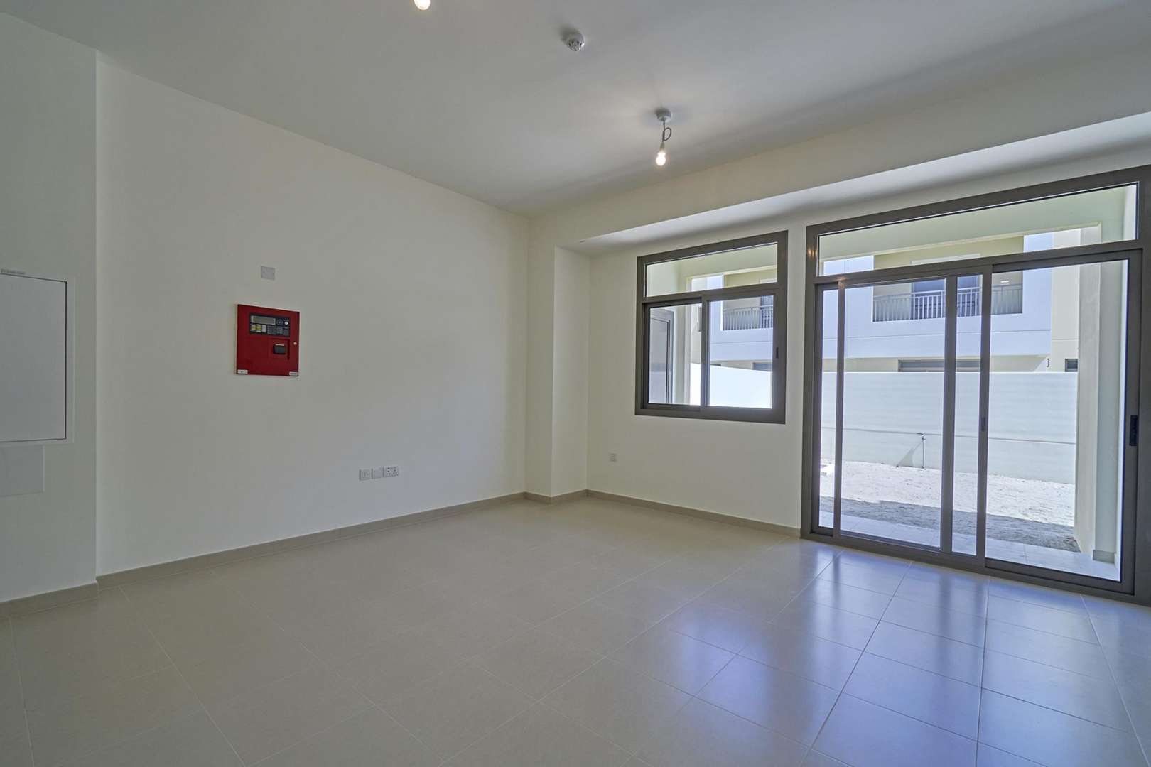 Stunning 3-bedroom townhouse exterior in Naseem, Town Square, available for rent