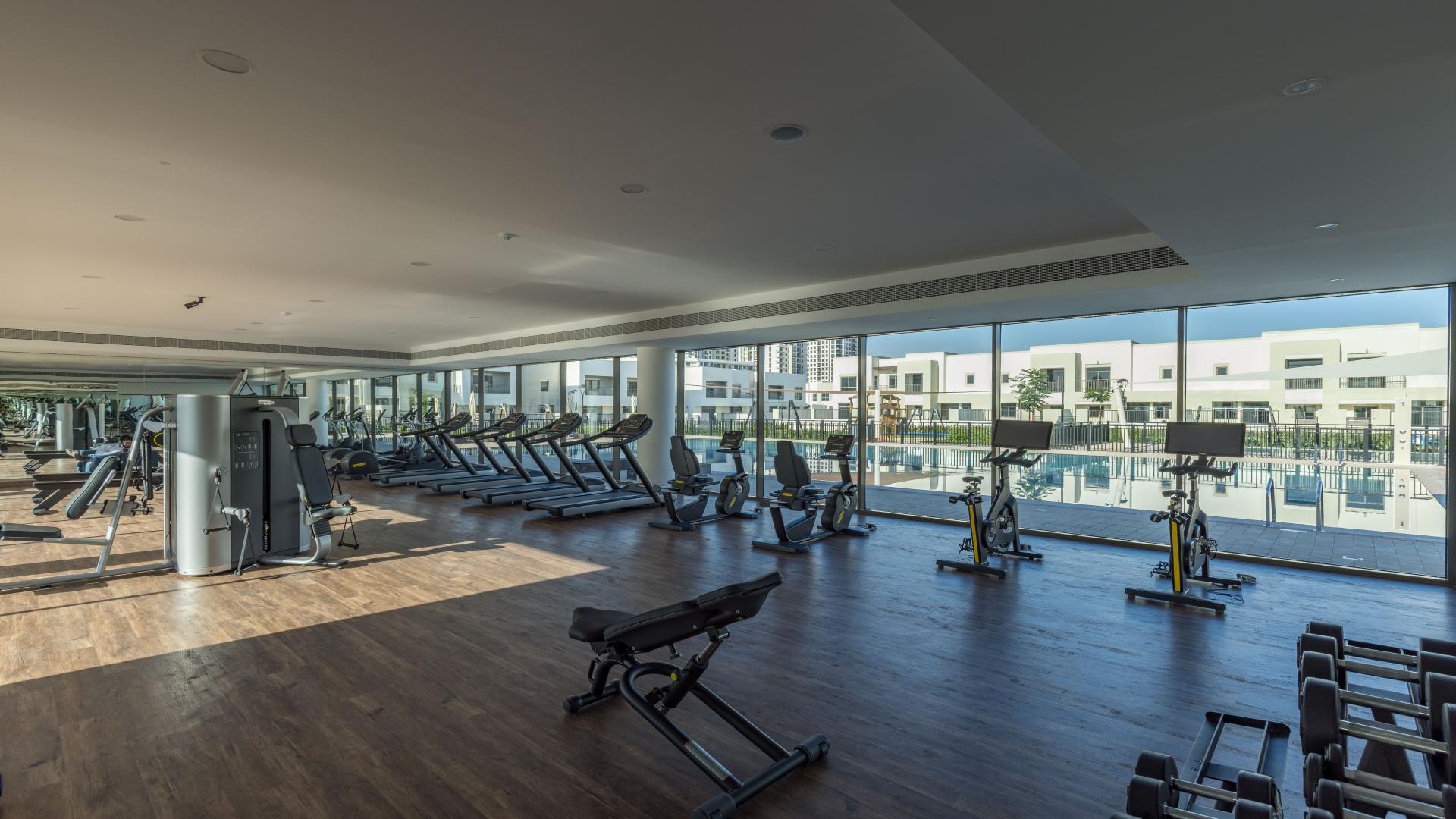 Brand new 3-bedroom townhouse exterior in Sama, Town Square, for rent