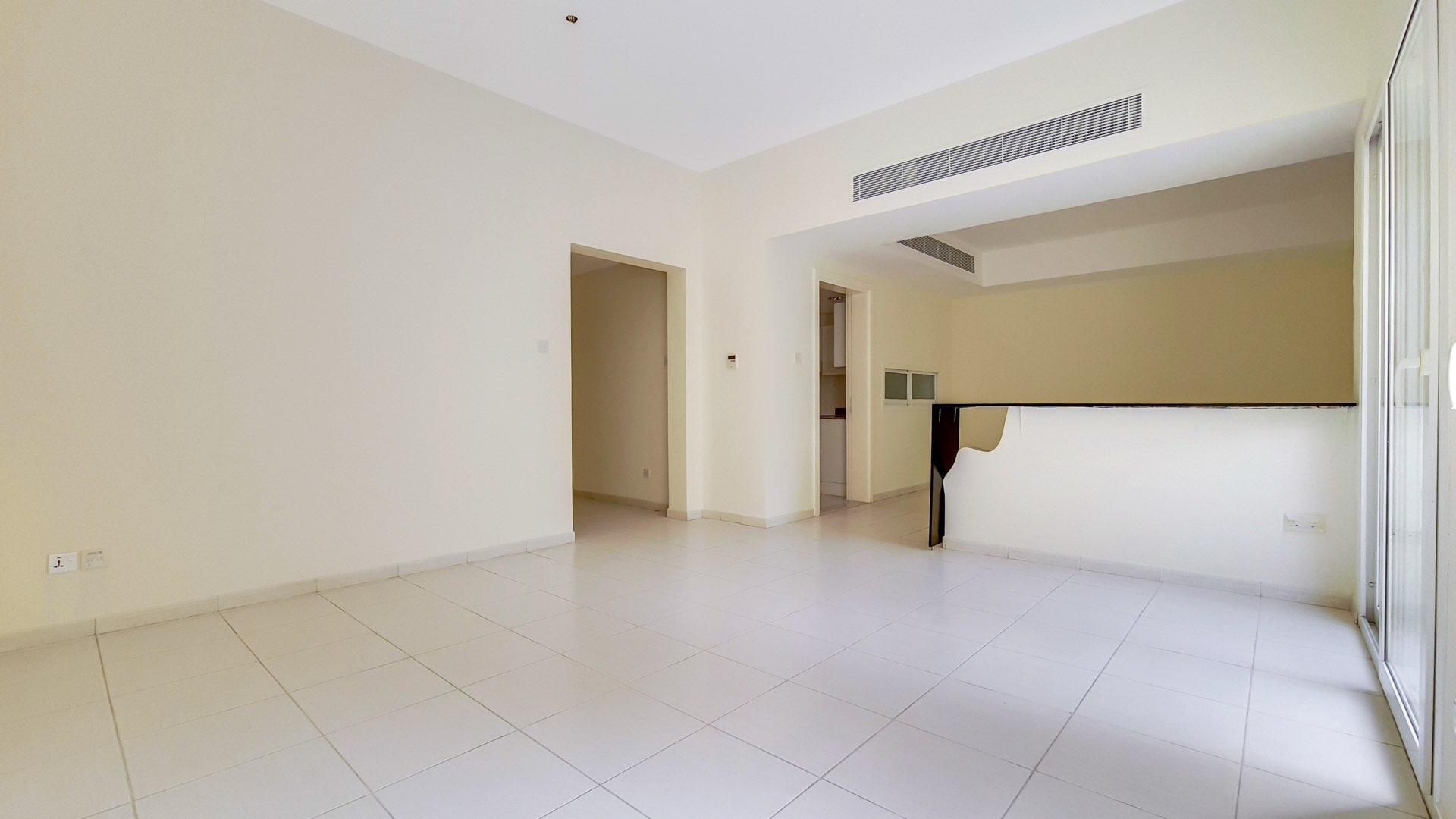 N/A,Partially upgraded living room in 3-bedroom villa for rent, The Springs, Type 1M