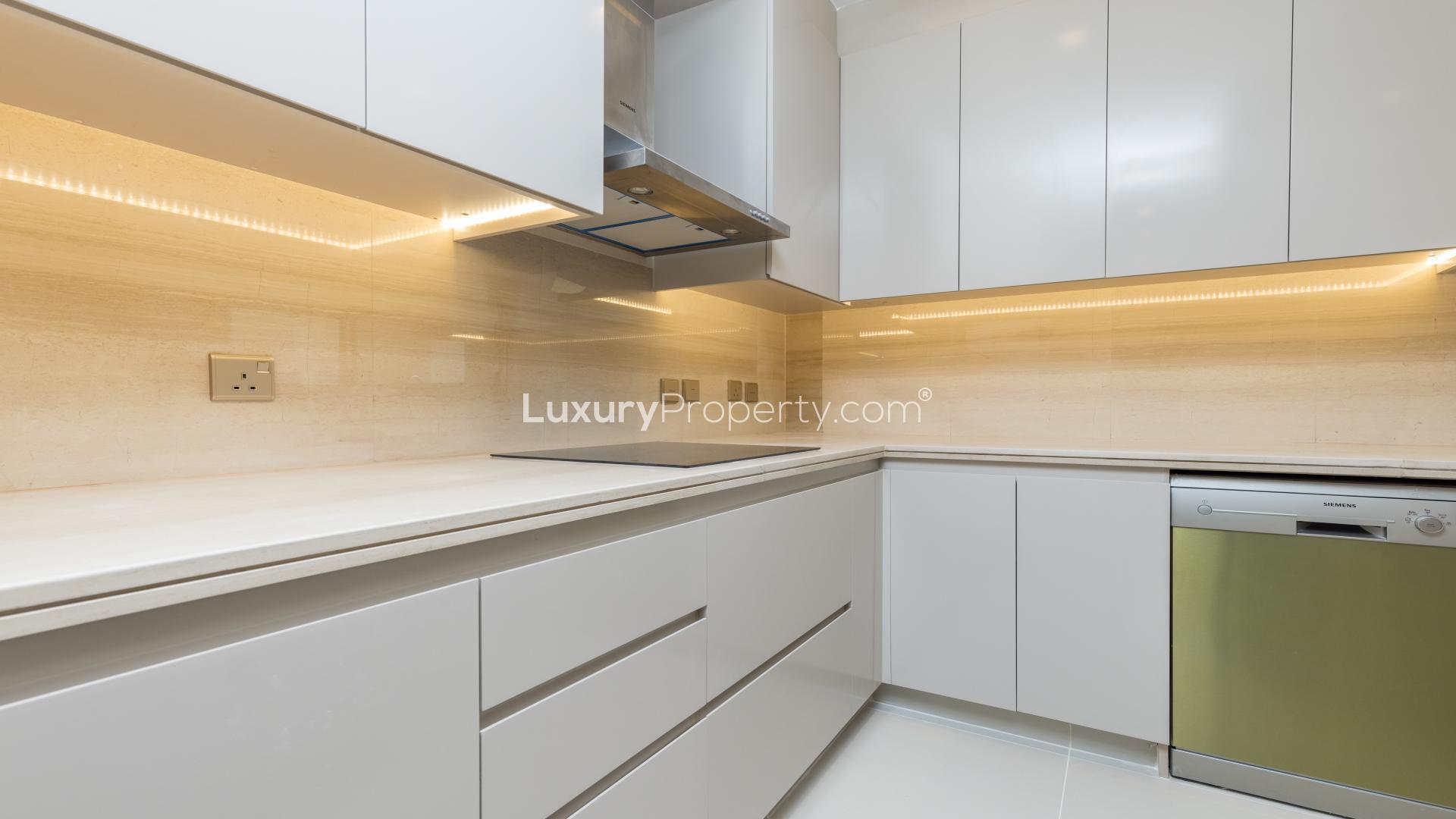 Brand new 3-bedroom villa exterior in Trevi, Damac Hills for rent