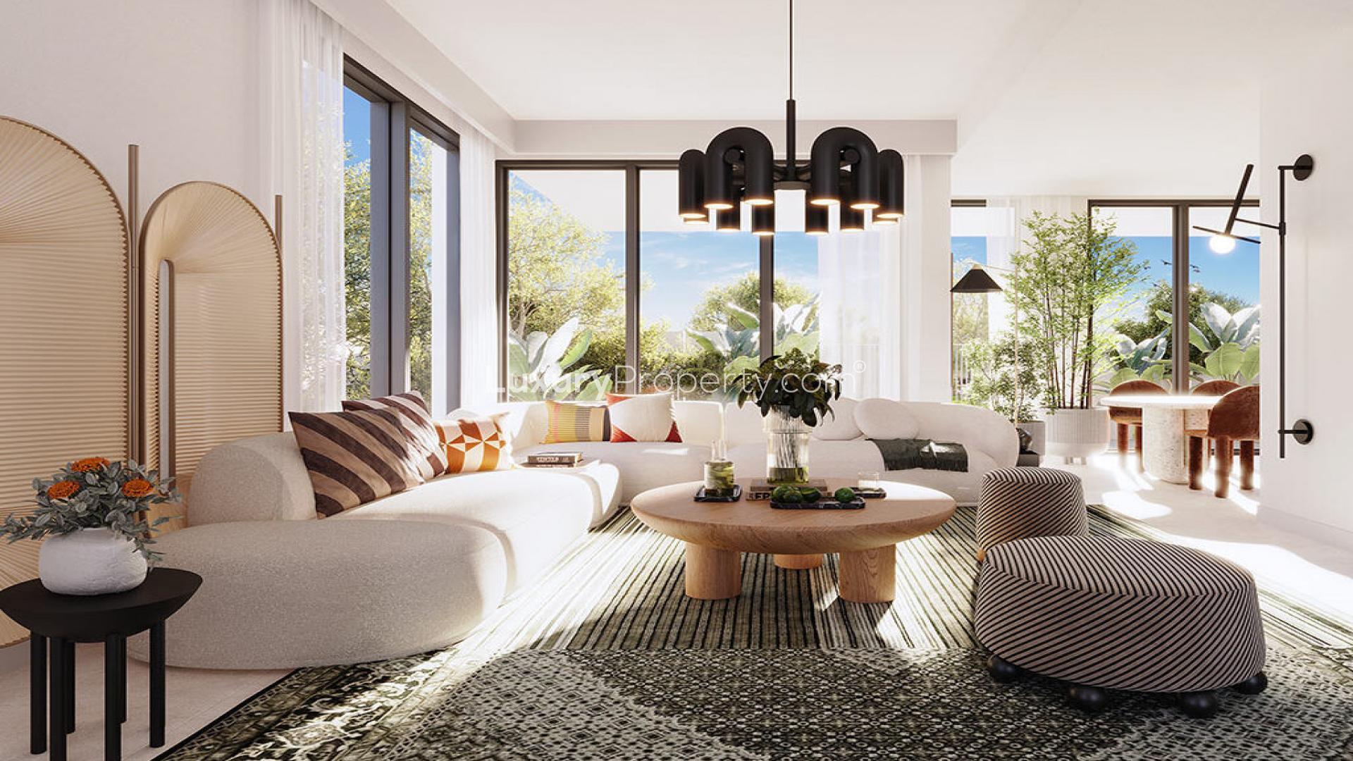 Modern 3-bedroom townhouse in Lillia, The Valley with lush greenery and family-friendly environment