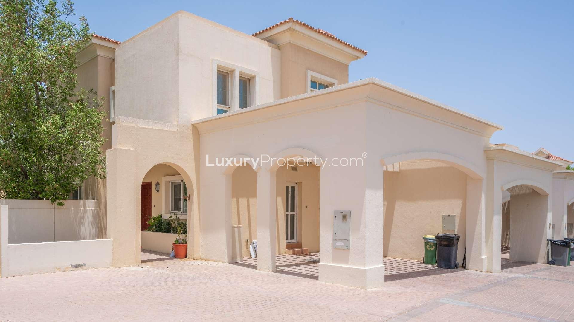 Modern home office in 3-bedroom townhouse, Al Reem, Arabian Ranches, for sale