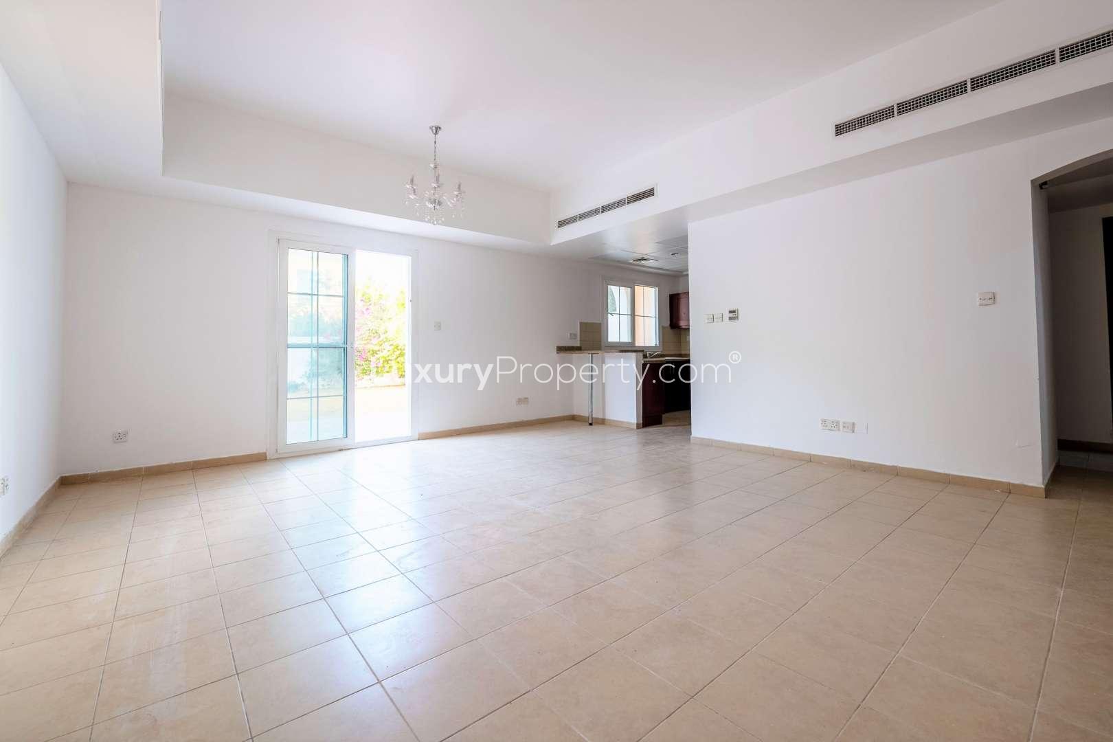 Charming Al Reem townhouse with garden view in Arabian Ranches, 3 bedrooms, for sale