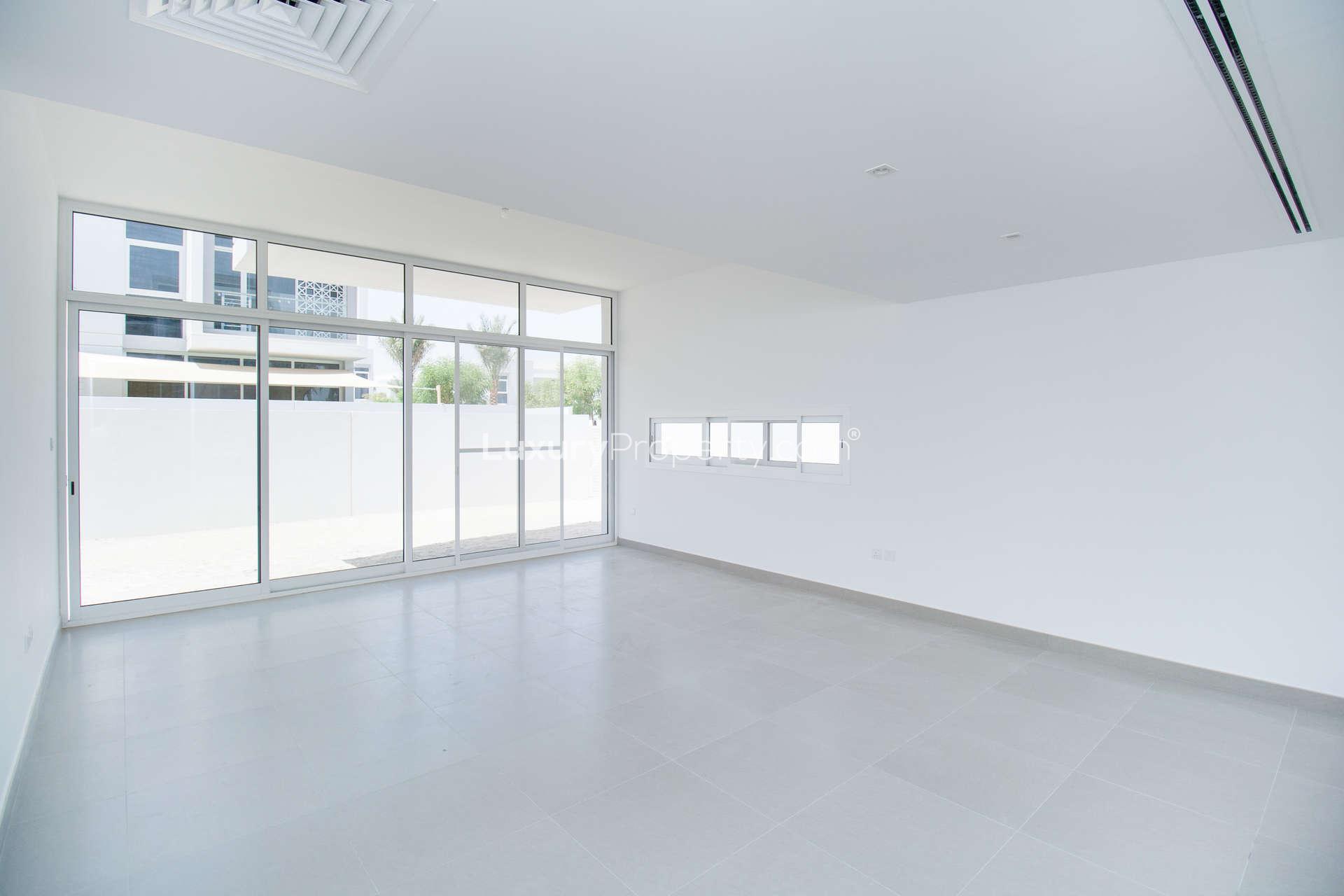 Interior view of 3-bedroom townhouse bathroom in Arabella 2, Mudon for sale