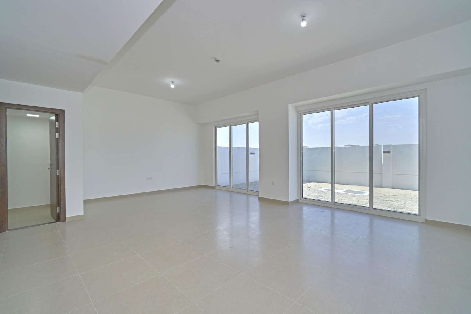 Exterior view of 3-bed townhouse for sale in Arabella Townhouses, Mudon community