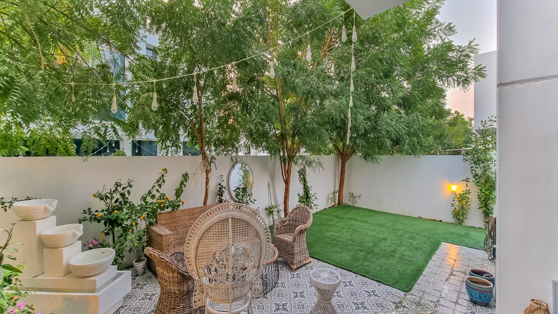 Staircase with decorative wall art in Arabella Townhouses, Mudon, Type A End Unit