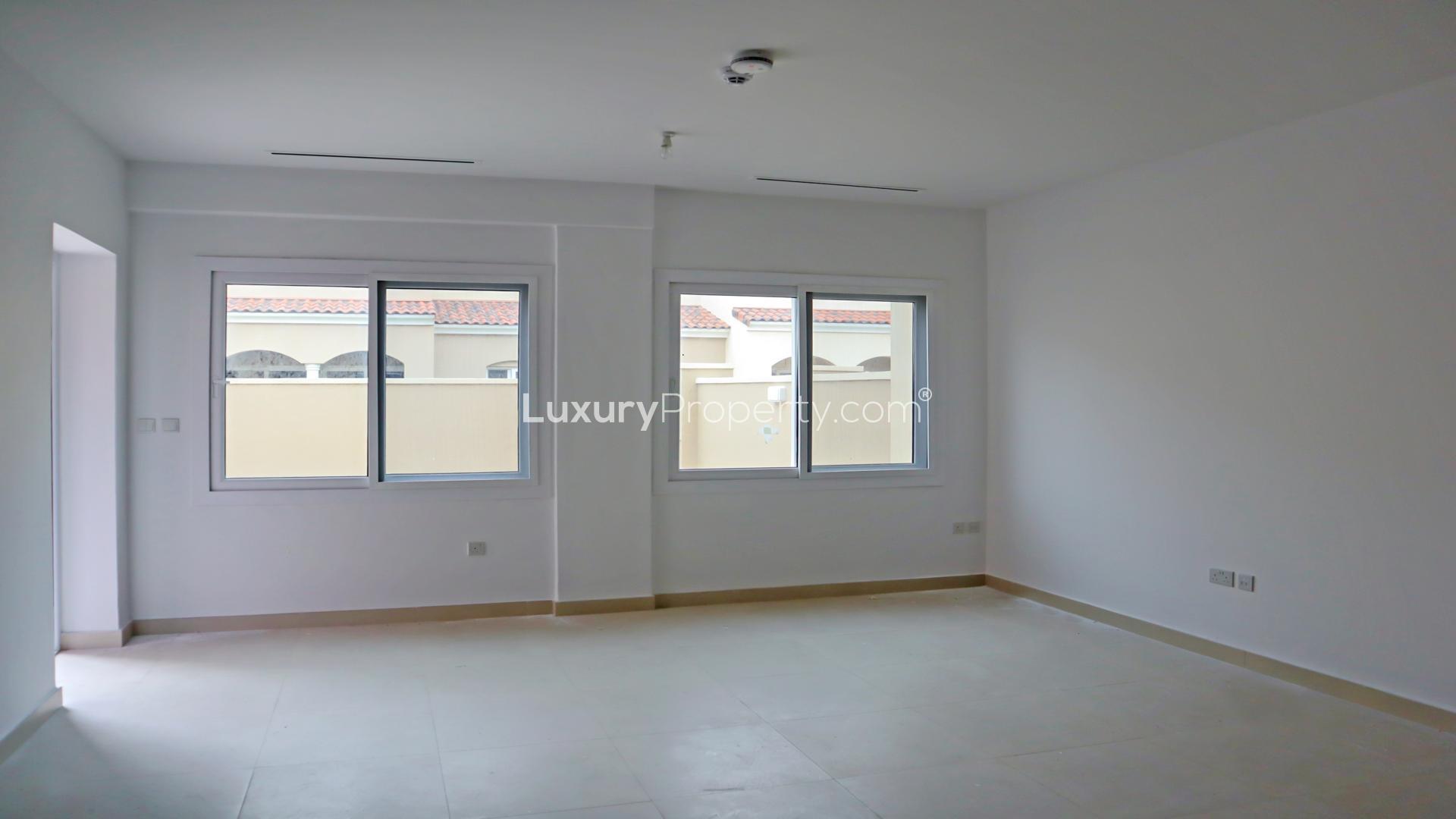 Brand new Spanish-style townhouse in Serena, Dubai, Casa Viva community, exterior view