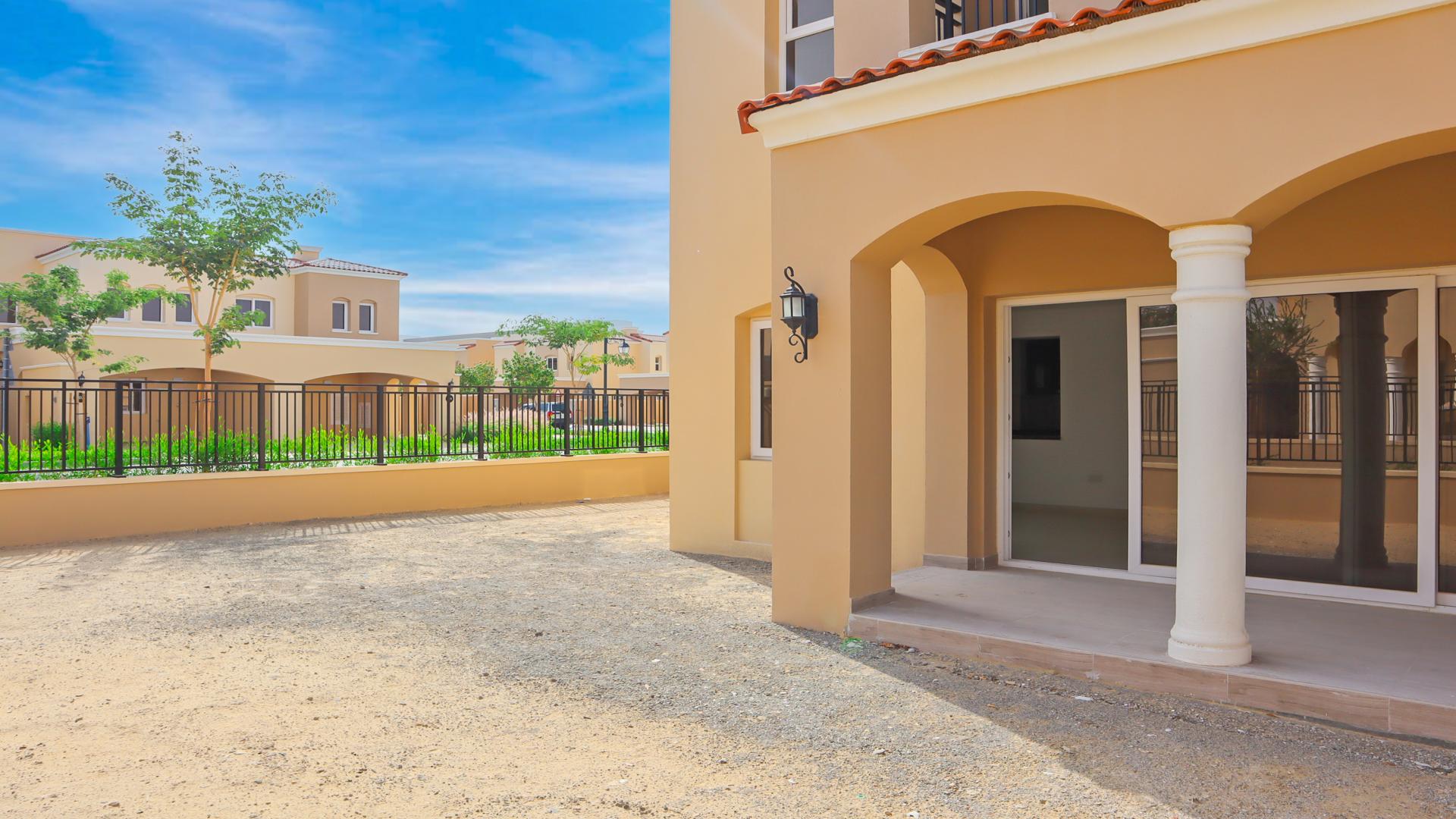 Bright living area in 3-bedroom townhouse for sale in Casa Viva, Serena, Dubai