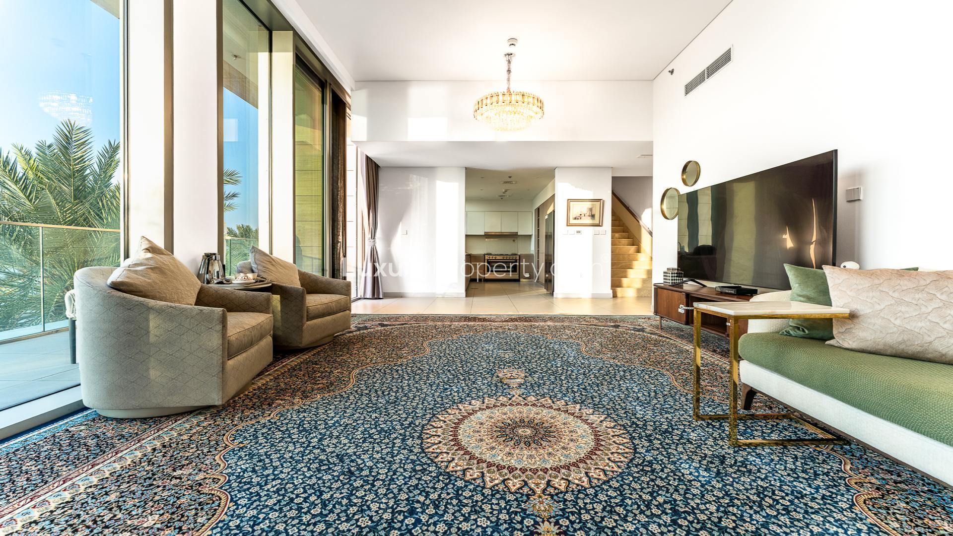 Full Creek & Burj Khalifa View | Rare Waterfront Layout | Duplex Townhouse