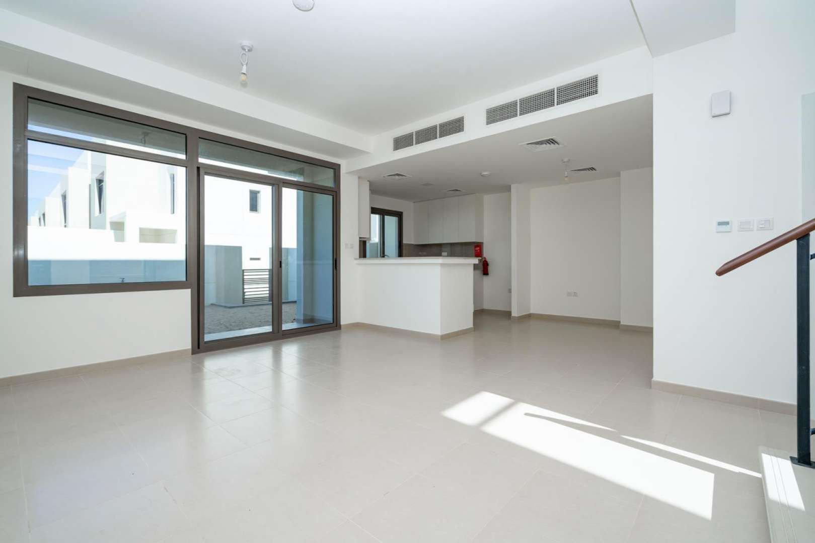 Exterior view of 3-bedroom townhouse for sale in Hayat, Town Square community