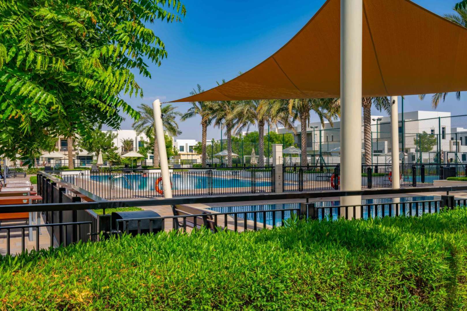 Bright living area in Type 5 townhouse, Hayat, Town Square. Spacious and modern design