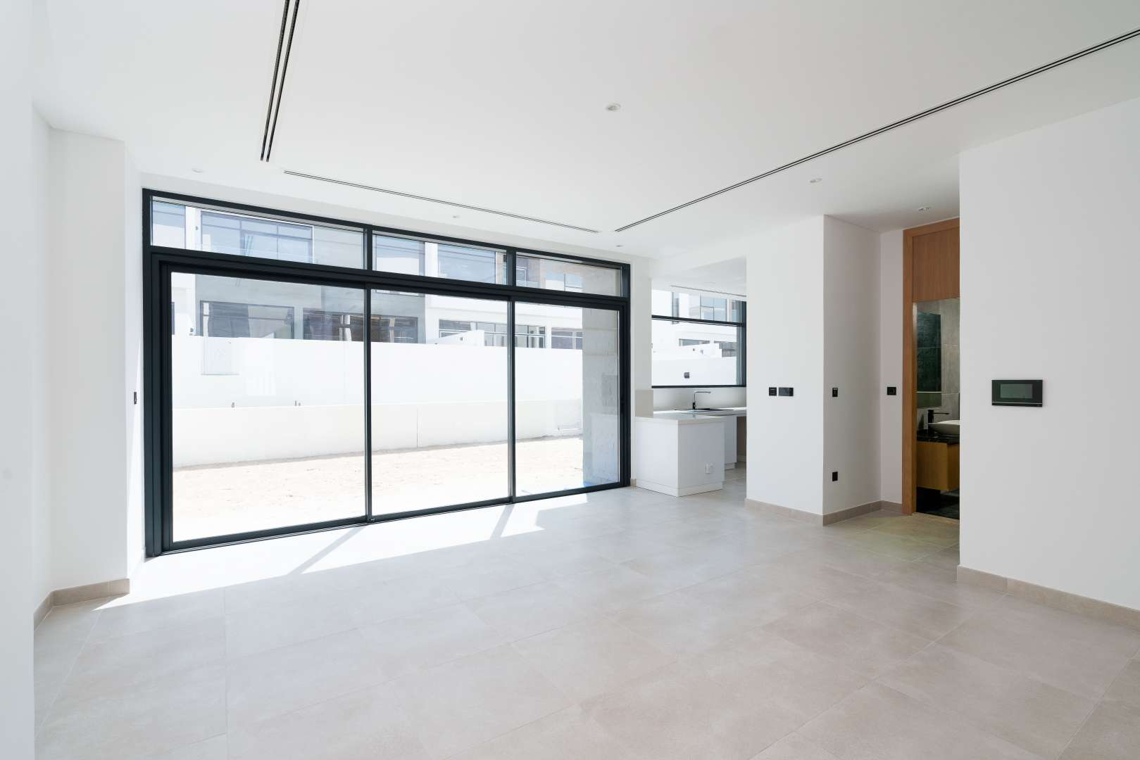 Bright living area in large Jumeirah Golf Estates townhouse for sale, open layout