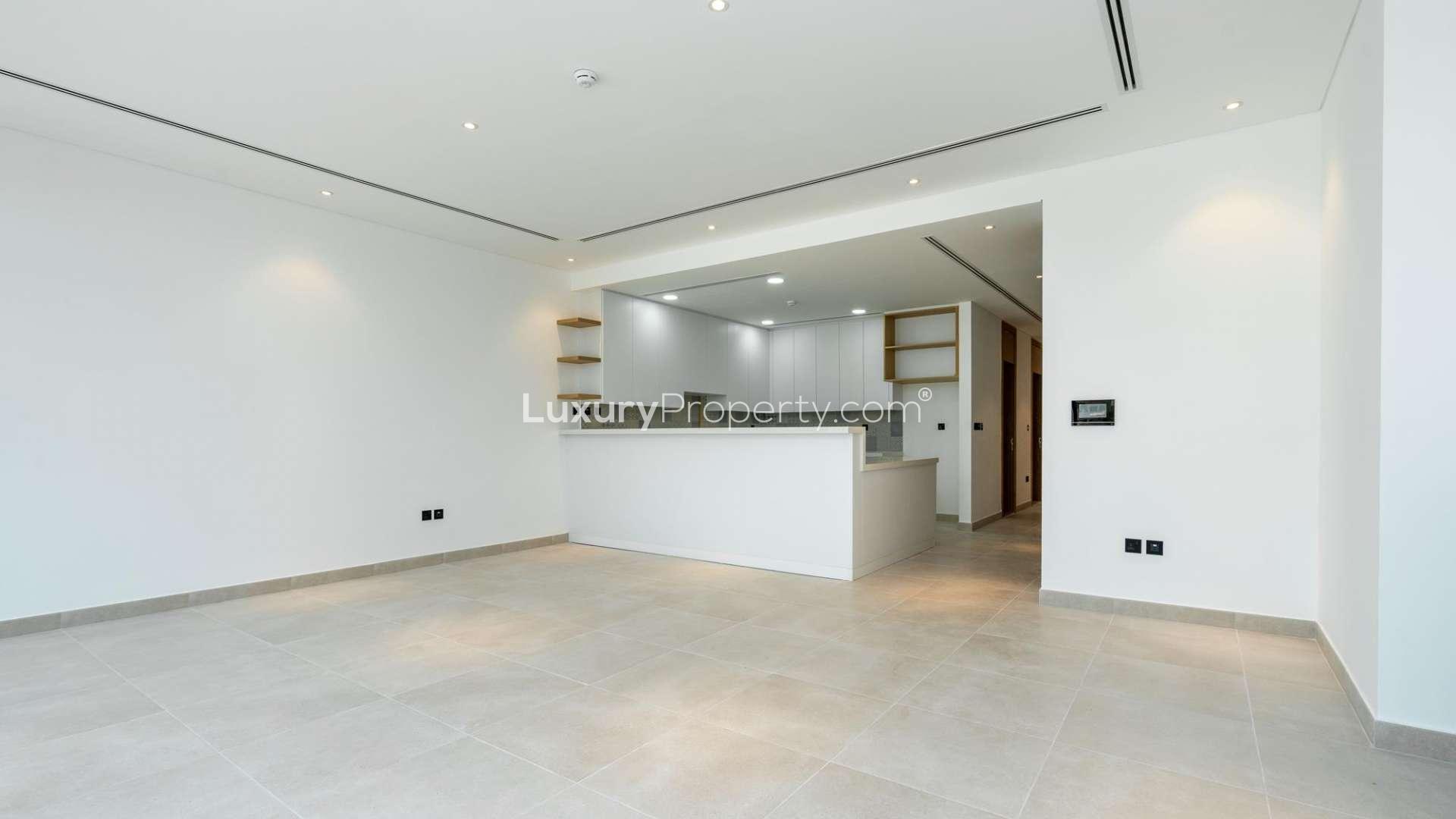 Luxurious Jumeirah Golf Estates townhouse with scenic golf course and garden views for sale