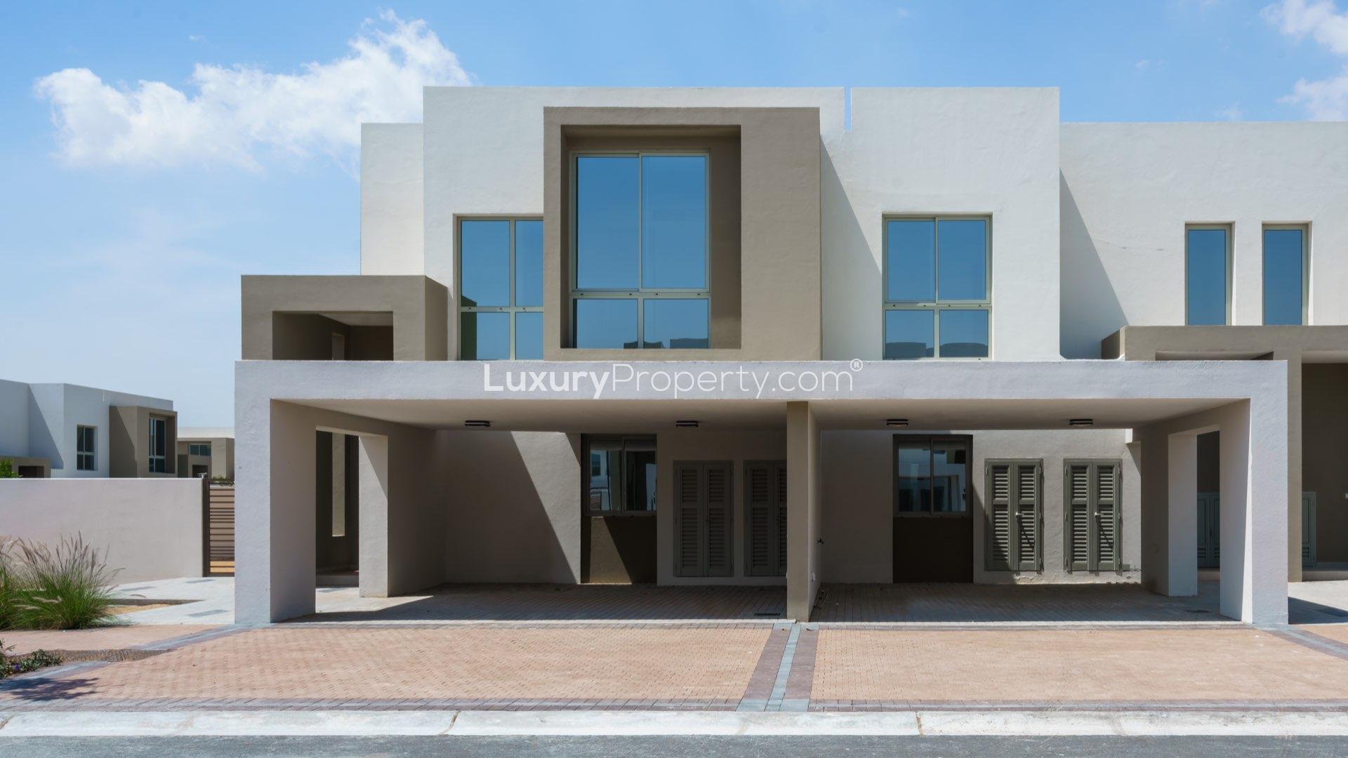 N/A,Spacious 3-bedroom townhouse exterior in Reem, Arabian Ranches 2, available for rent