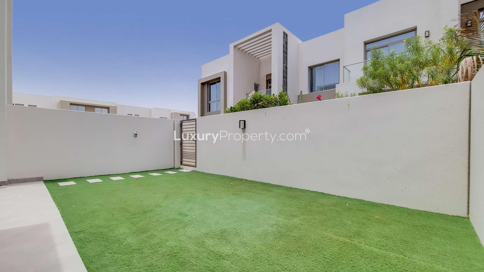Bright living room in Type 1M townhouse, Reem, Arabian Ranches 2, for sale