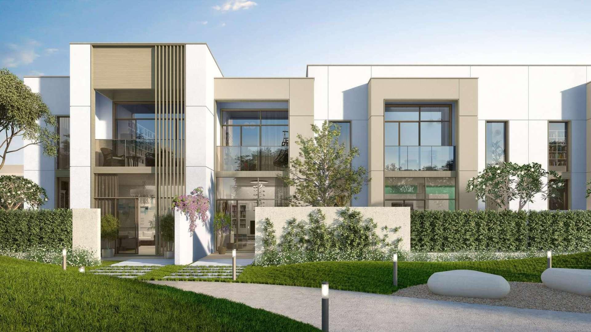 N/A,Modern 3-bedroom townhouse exterior in Ruba, Arabian Ranches 3, for sale