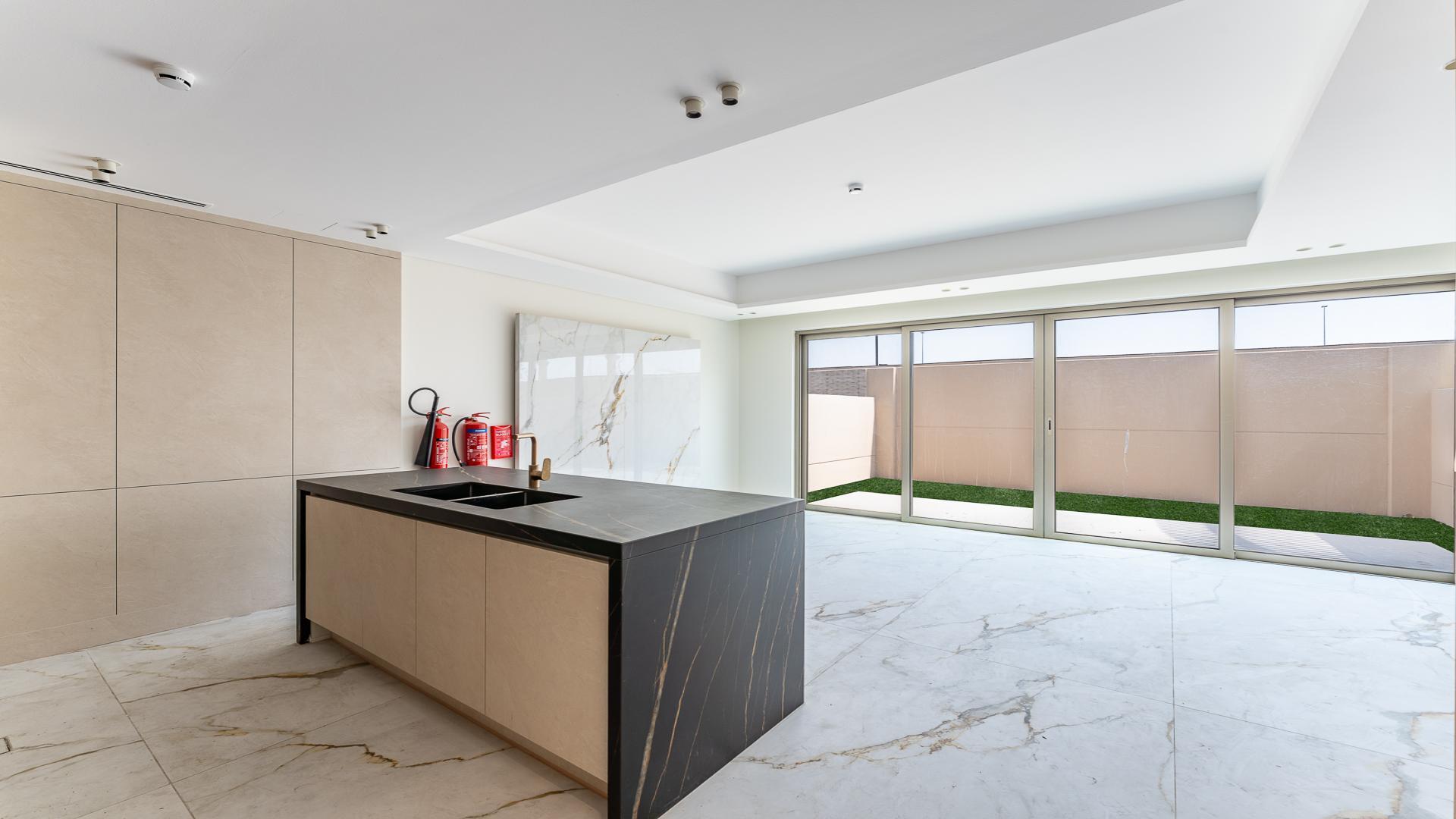 N/A,Modern kitchen in 3-bedroom townhouse, Jumeirah Golf Estates, Jasmine Lane, for sale