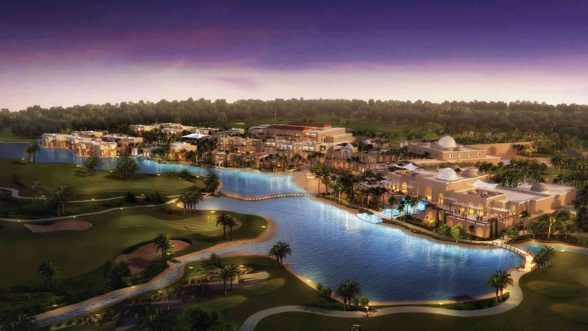 Stunning three-bedroom townhouse exterior in Vardon, Akoya Oxygen, with lush garden view