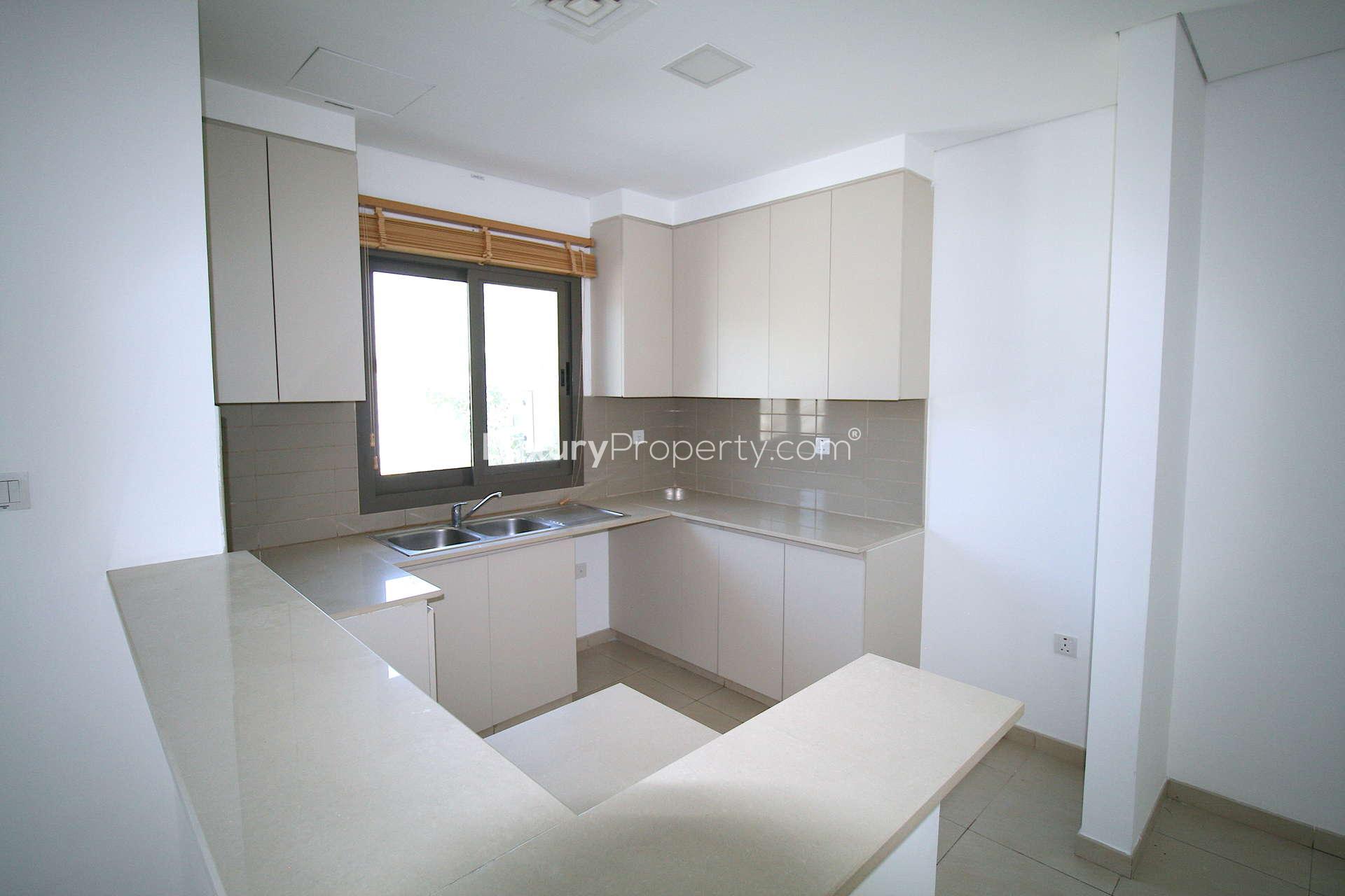 Exterior view of 3-bedroom townhouse for rent in Zahra, Town Square