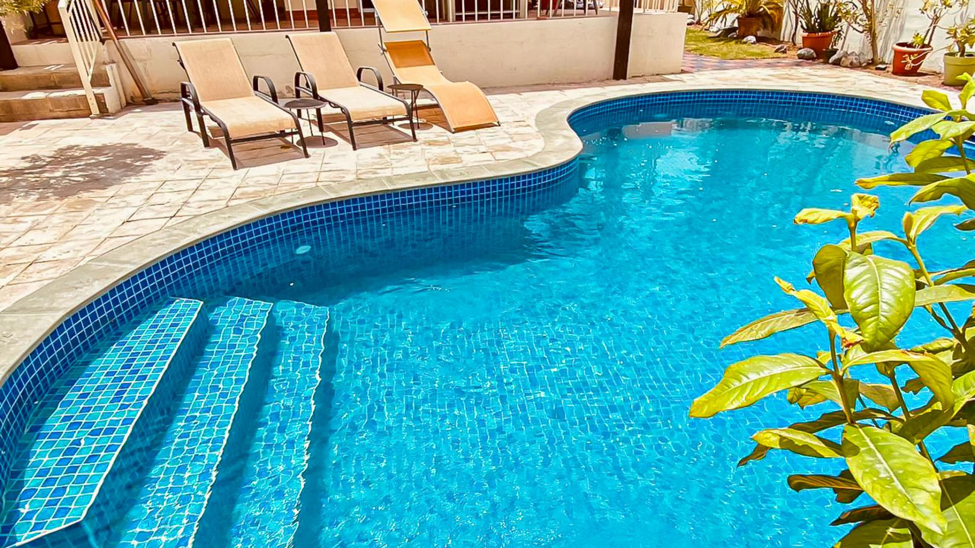 Stylish living room in luxury 3-bedroom villa, Springs 14, available for rent