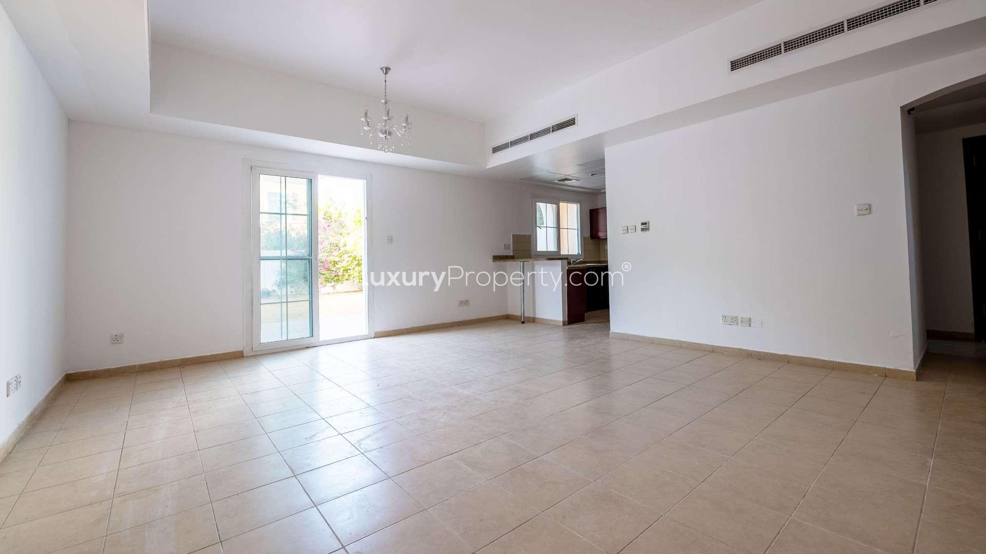 Spacious living room in upgraded 3-bedroom townhouse, Al Reem 1, Arabian Ranches