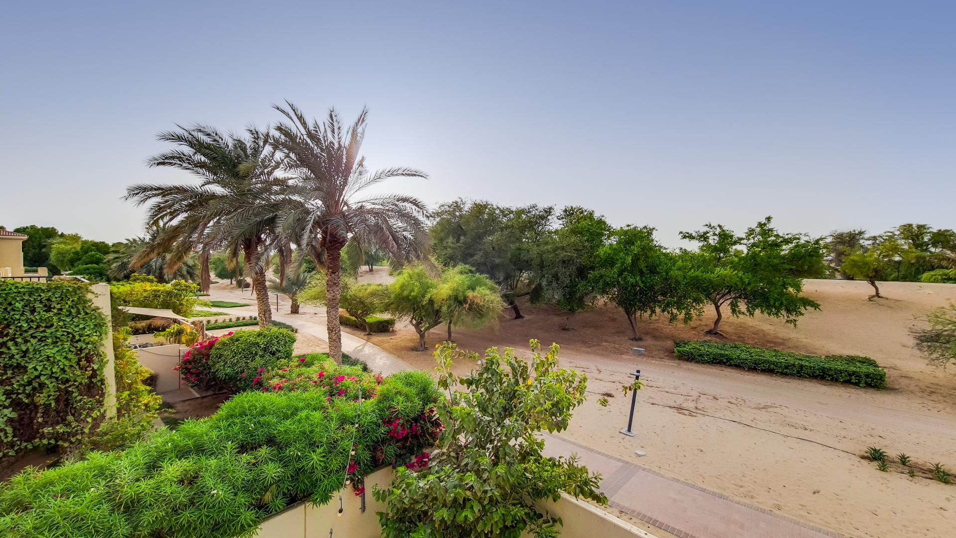 Exterior view of Type 2E villa with garden in Al Reem, Arabian Ranches