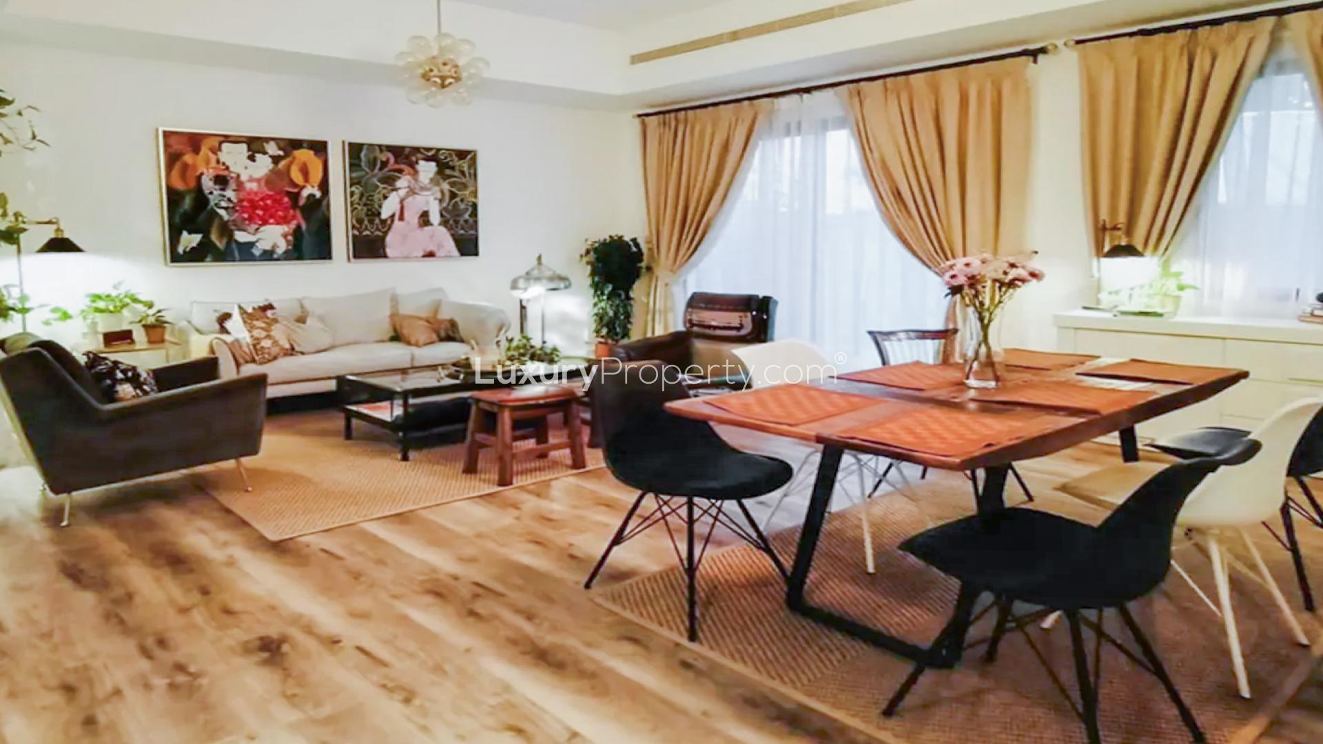 Exceptional 3-bedroom villa with desert views, available for rent in Mira, Reem community