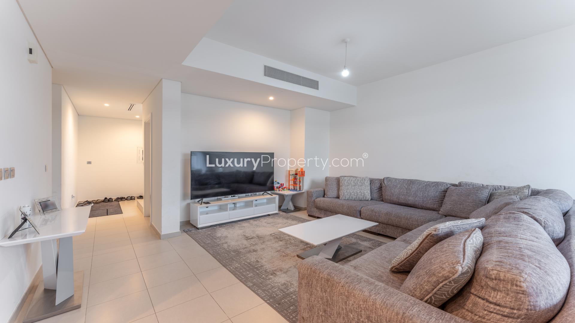 Luxurious open-plan living area in 3-bedroom villa, Reem Community, Arabian Ranches 2