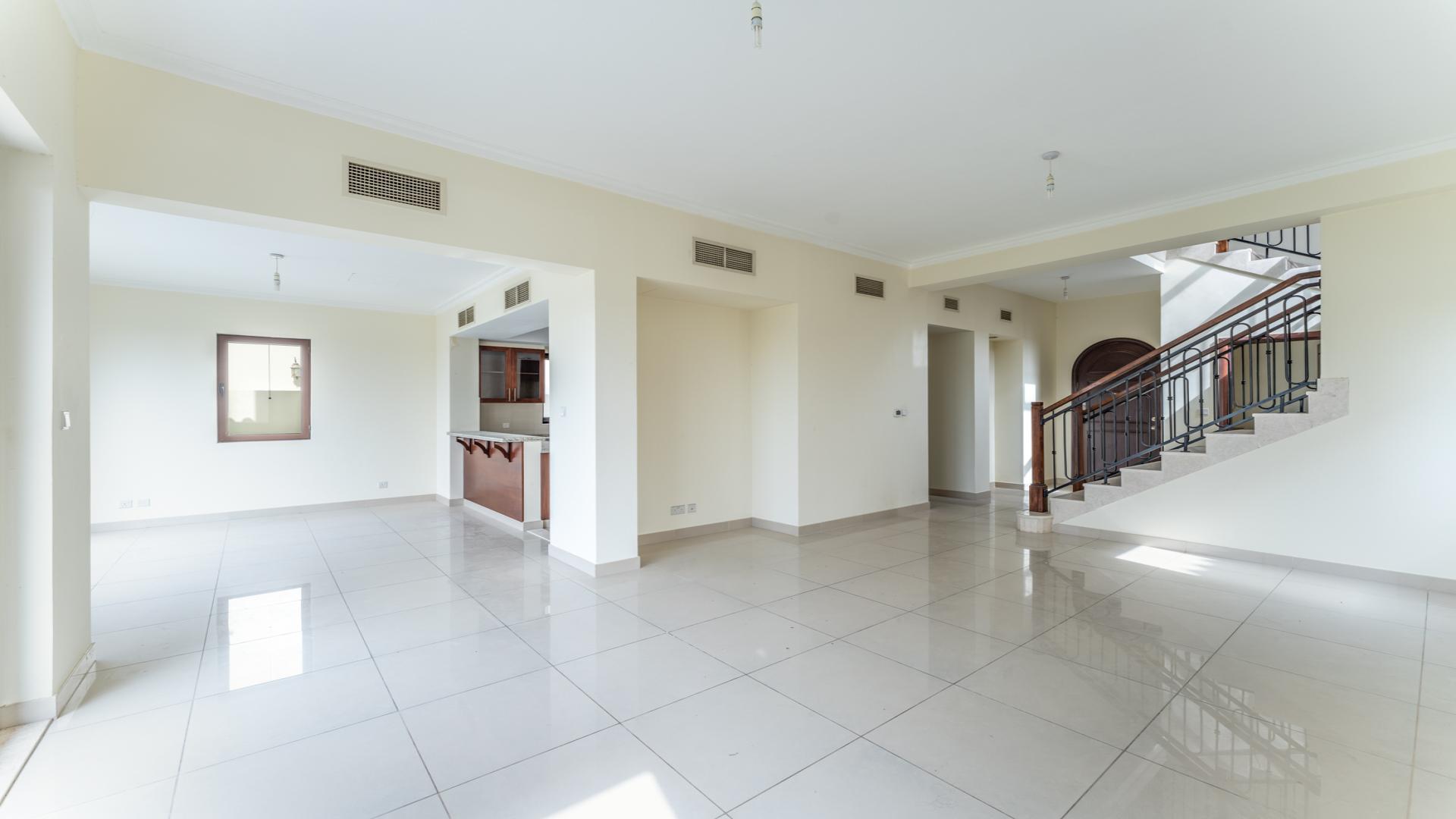 Exterior view of 3-bedroom villa in Samara, Arabian Ranches 2, with private garden