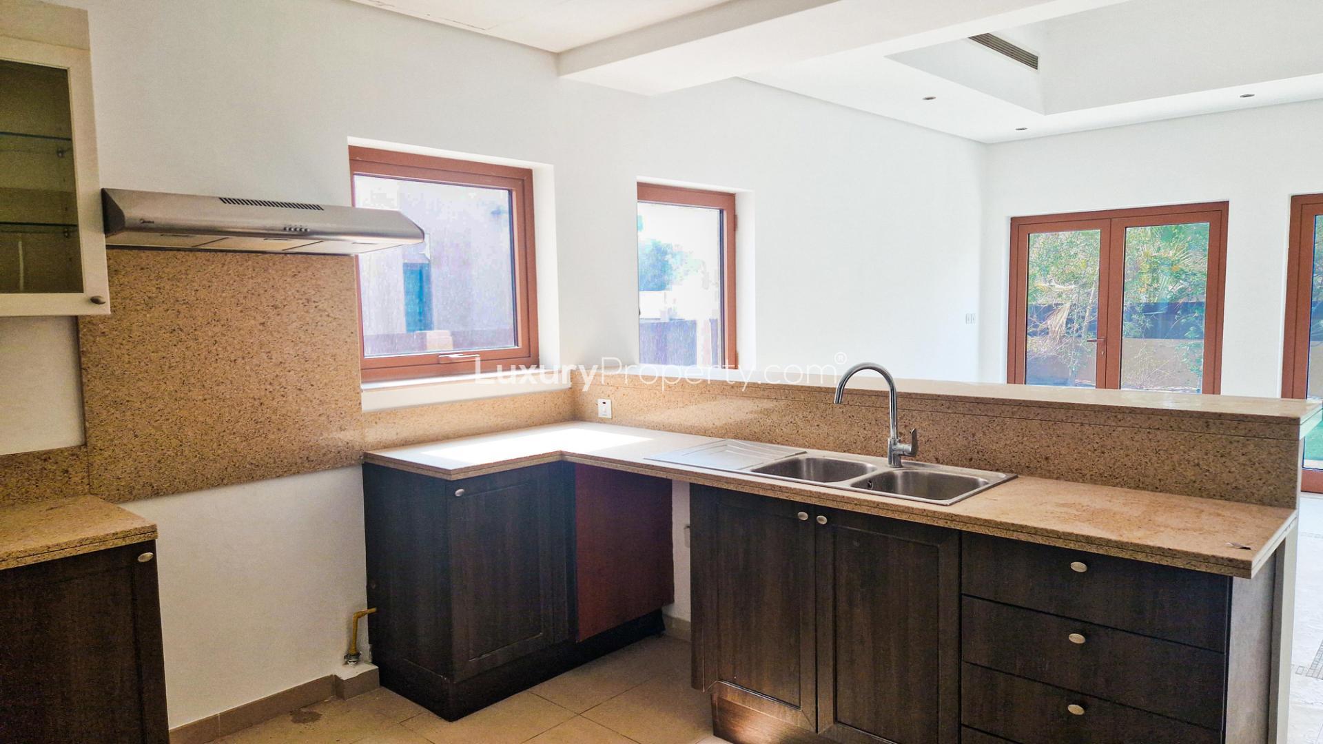 Bright hallway in 3-bedroom villa, Al Furjan North Village, featuring modern design and natural light