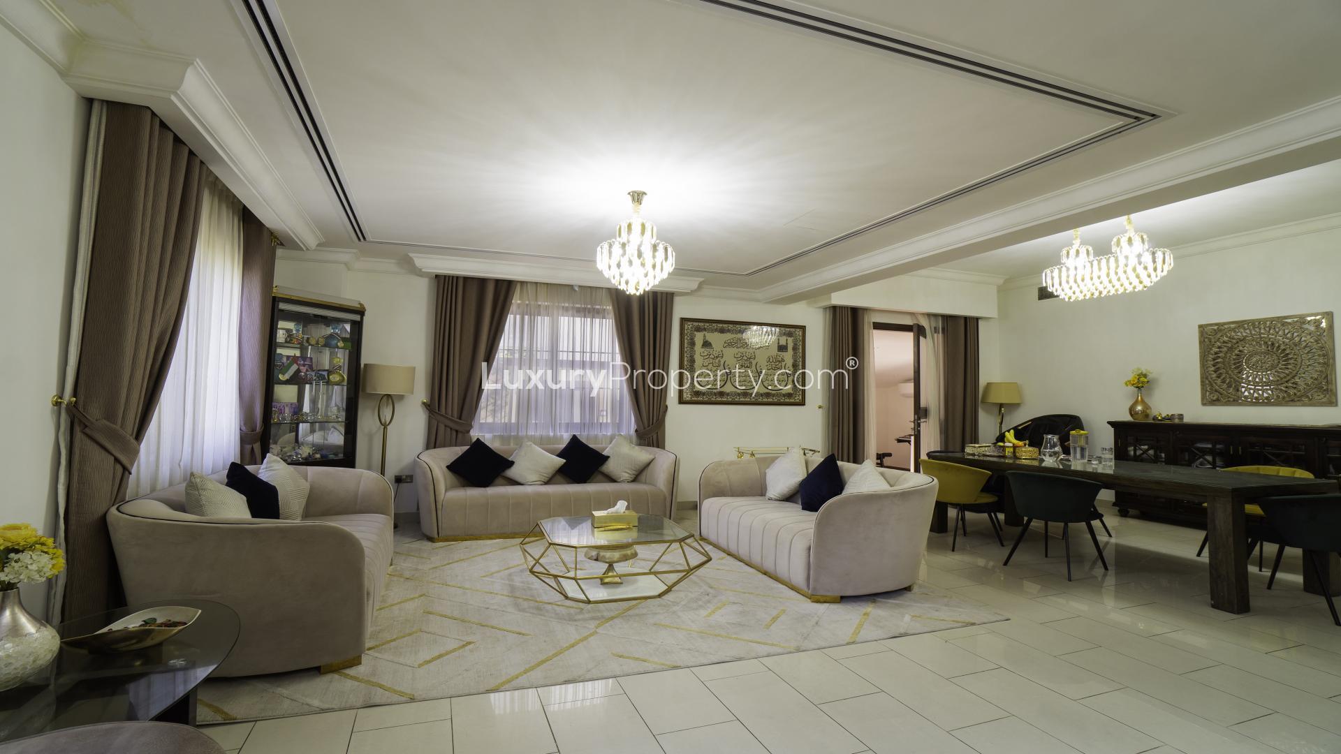Exterior view of 3-bedroom villa for rent in Casa, Arabian Ranches 2