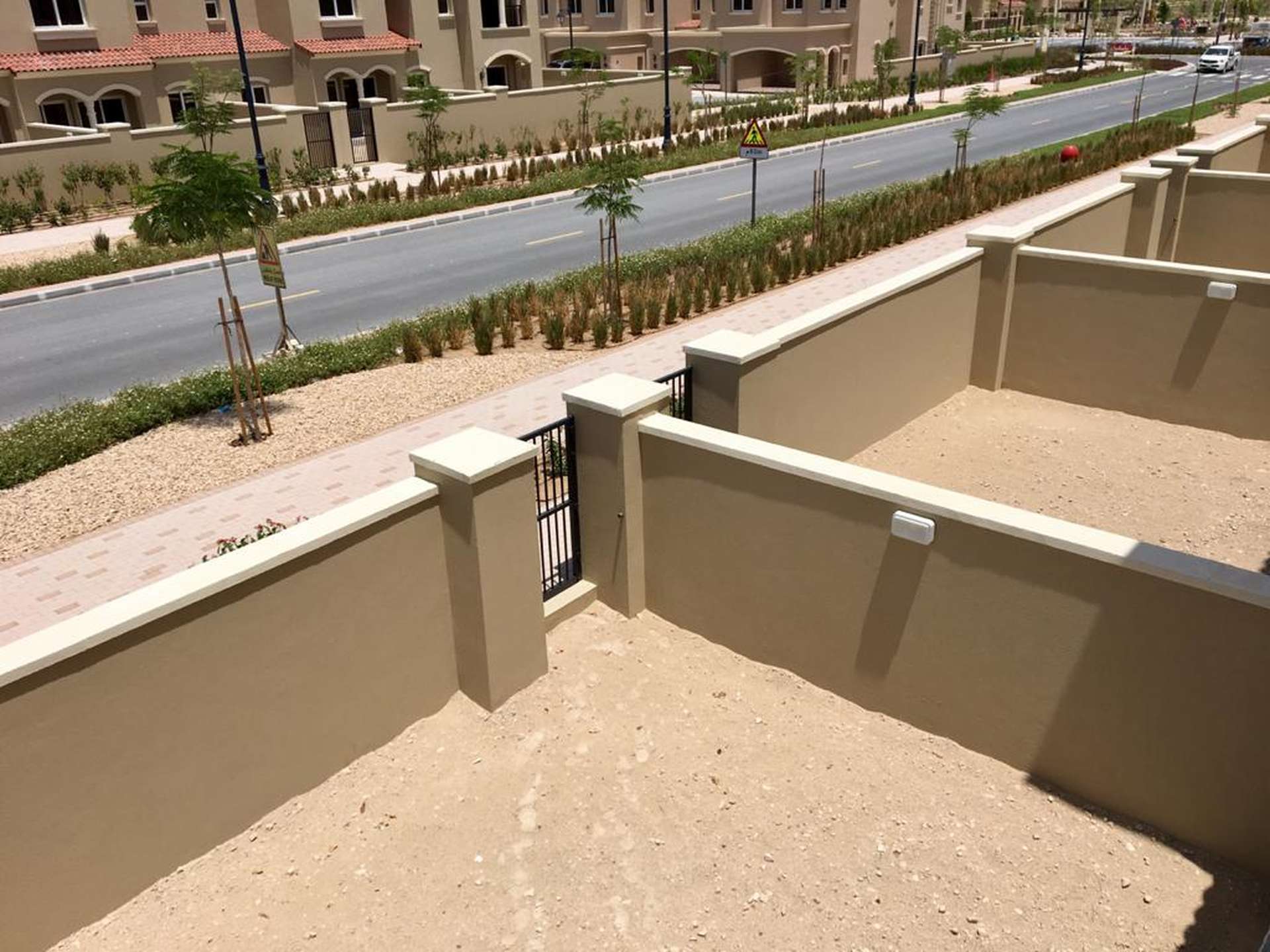 Exterior of 3-bedroom townhouse for rent in Casa Dora, Serena, Dubailand