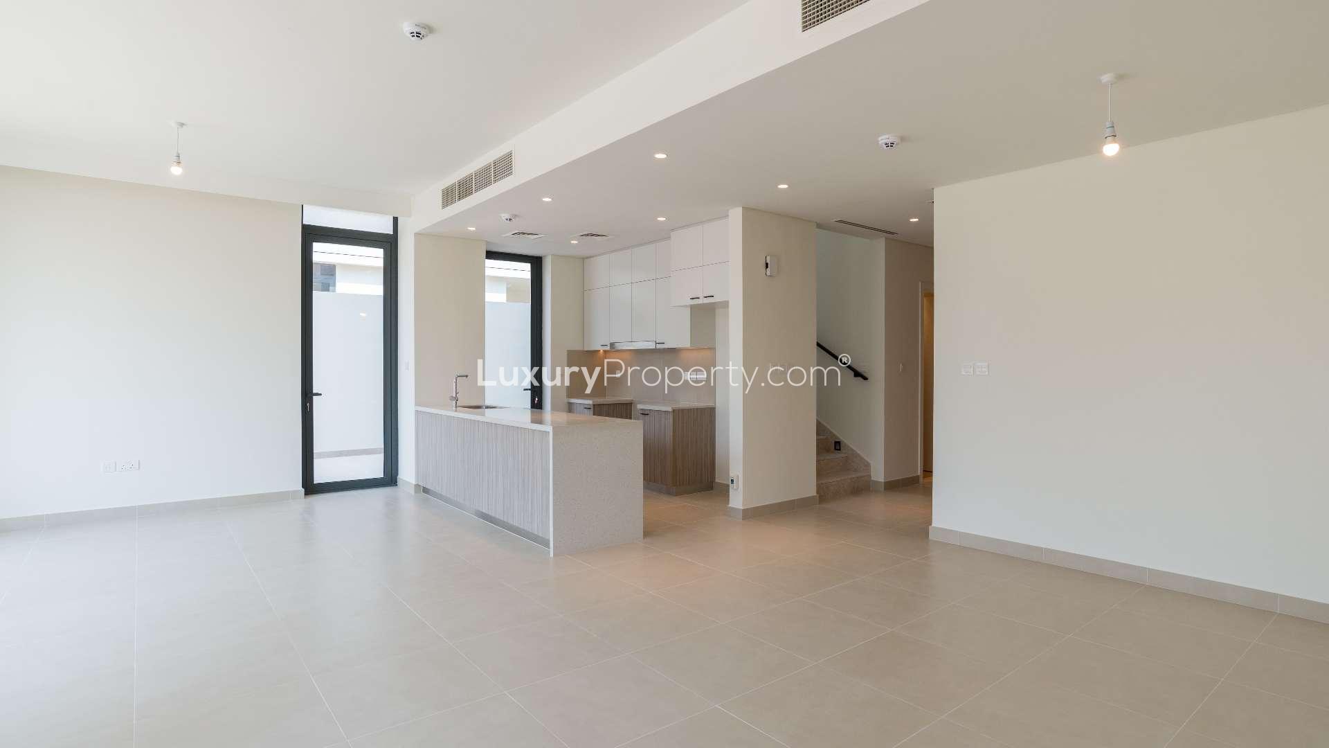 Brand new 3-bedroom villa exterior in Dubai Hills Estate, Club Villas for rent