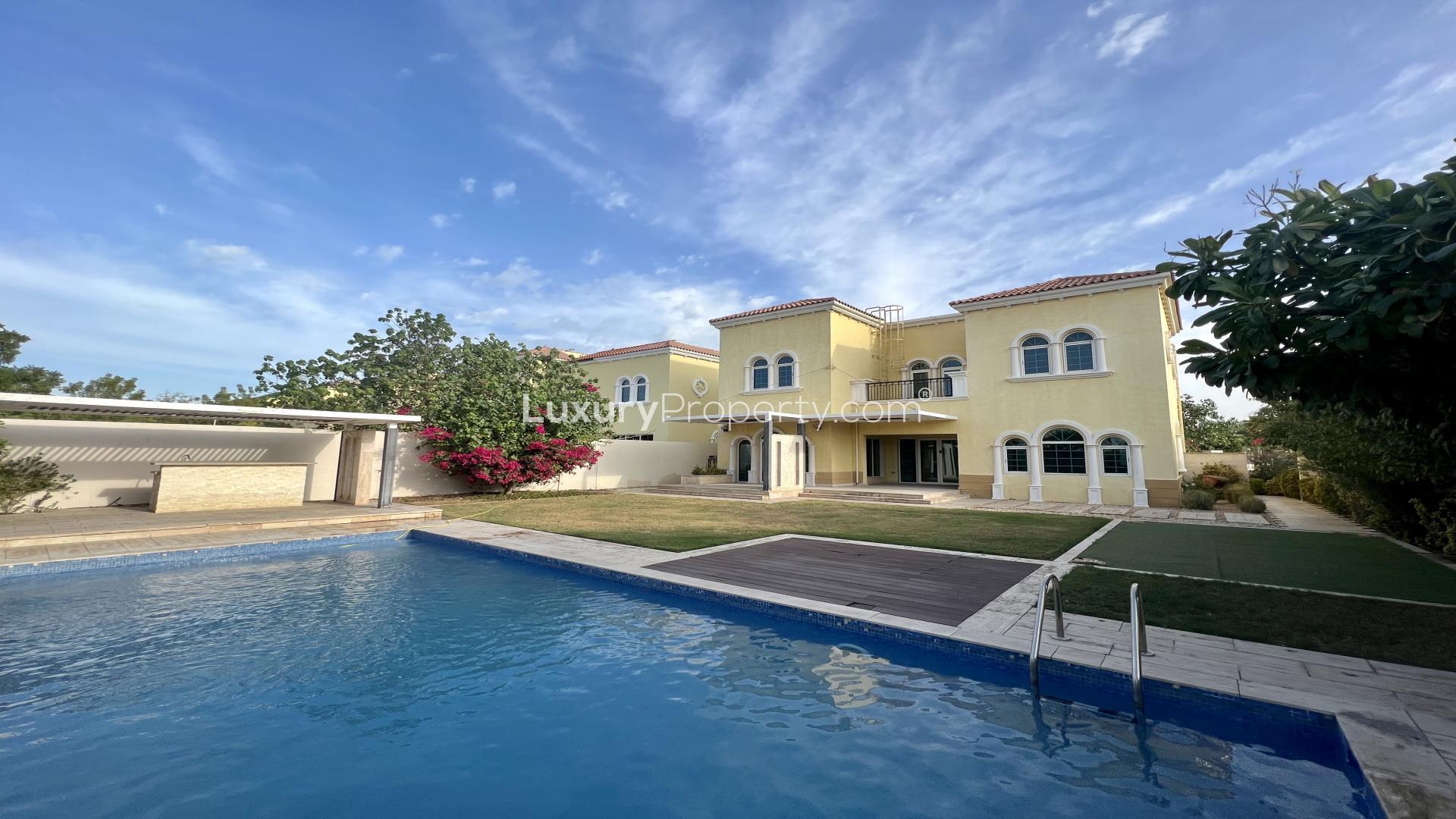 Upgraded Jumeirah Park villa with private pool, spacious garden, Legacy sub-community