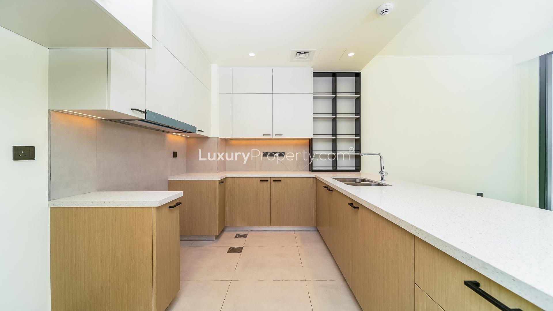 Modern villas with playground view in Golf Grove, Dubai Hills Estate